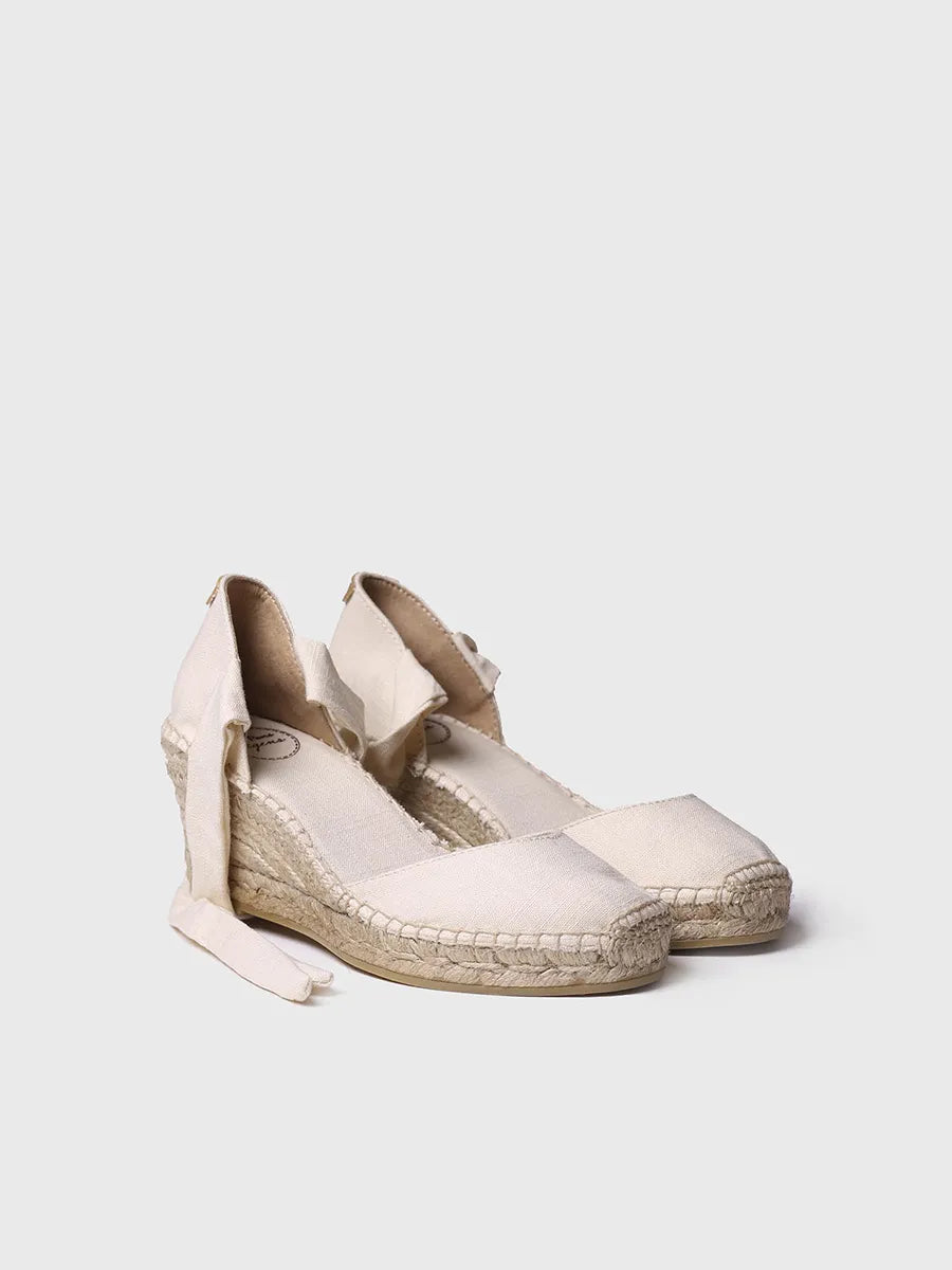 Toni Pons Julia espadrilles femme rubans crudo