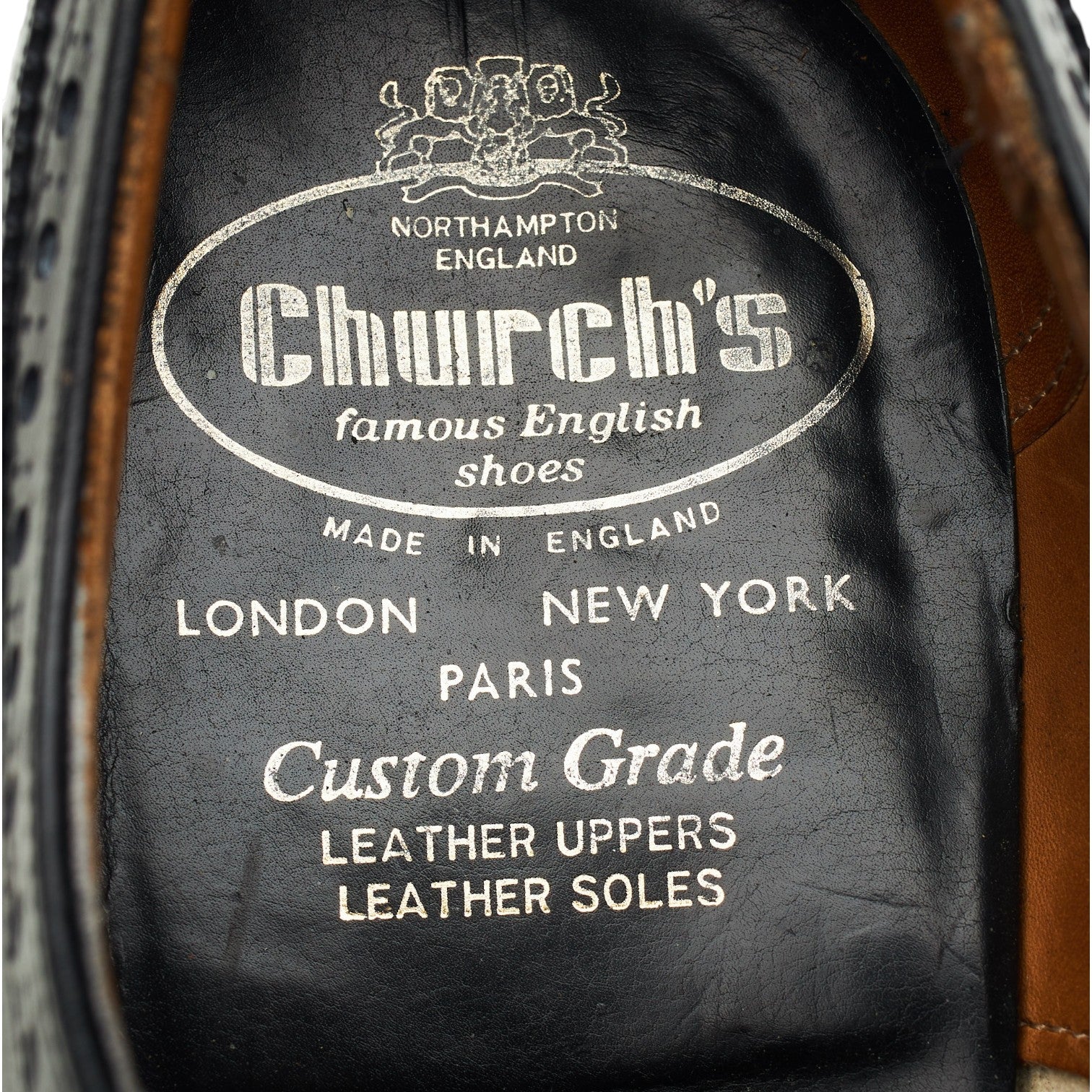 Church's Chetwynd richelieu cuir noir UK 7.5