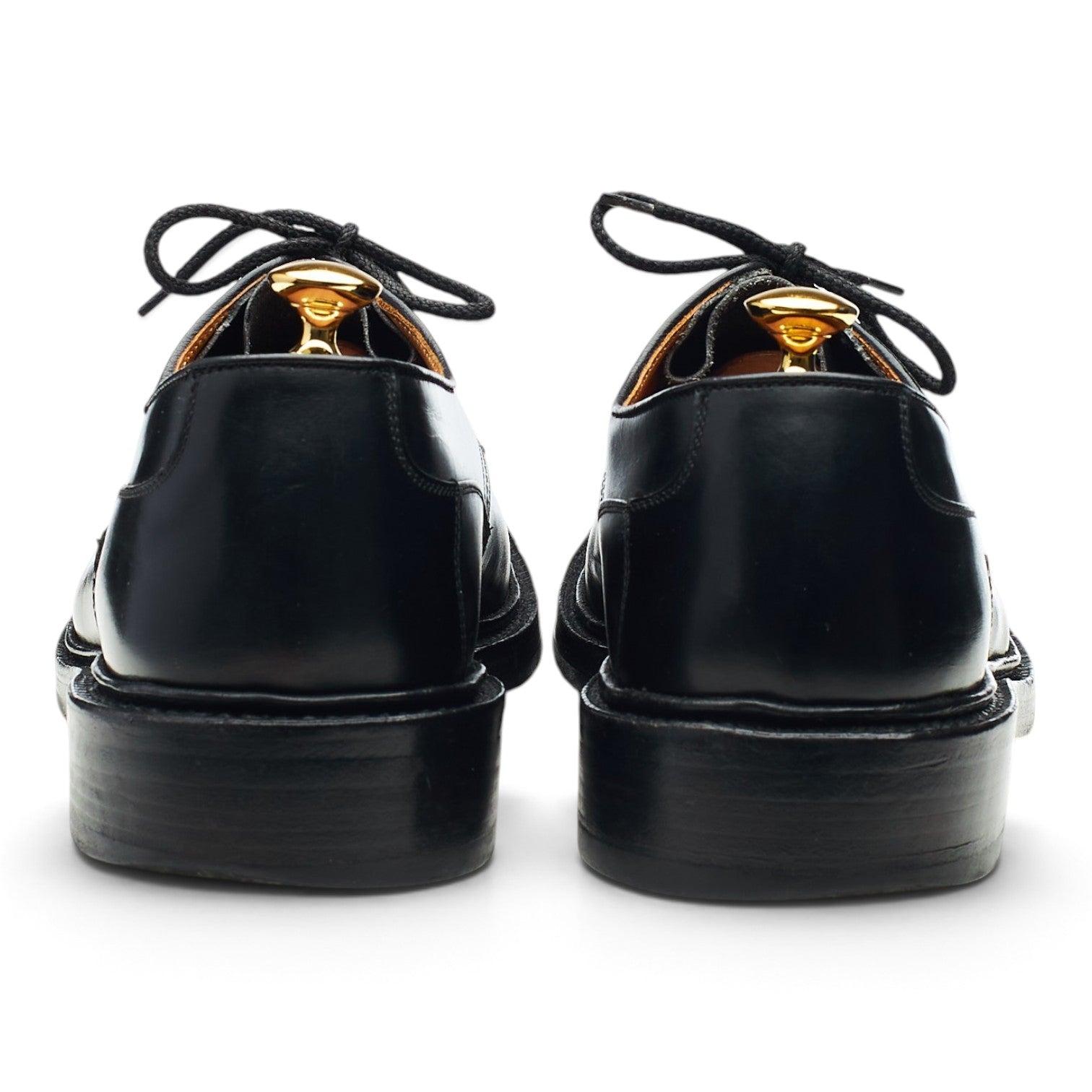 Tricker’s derby cuir noir UK 10 semelle cuir