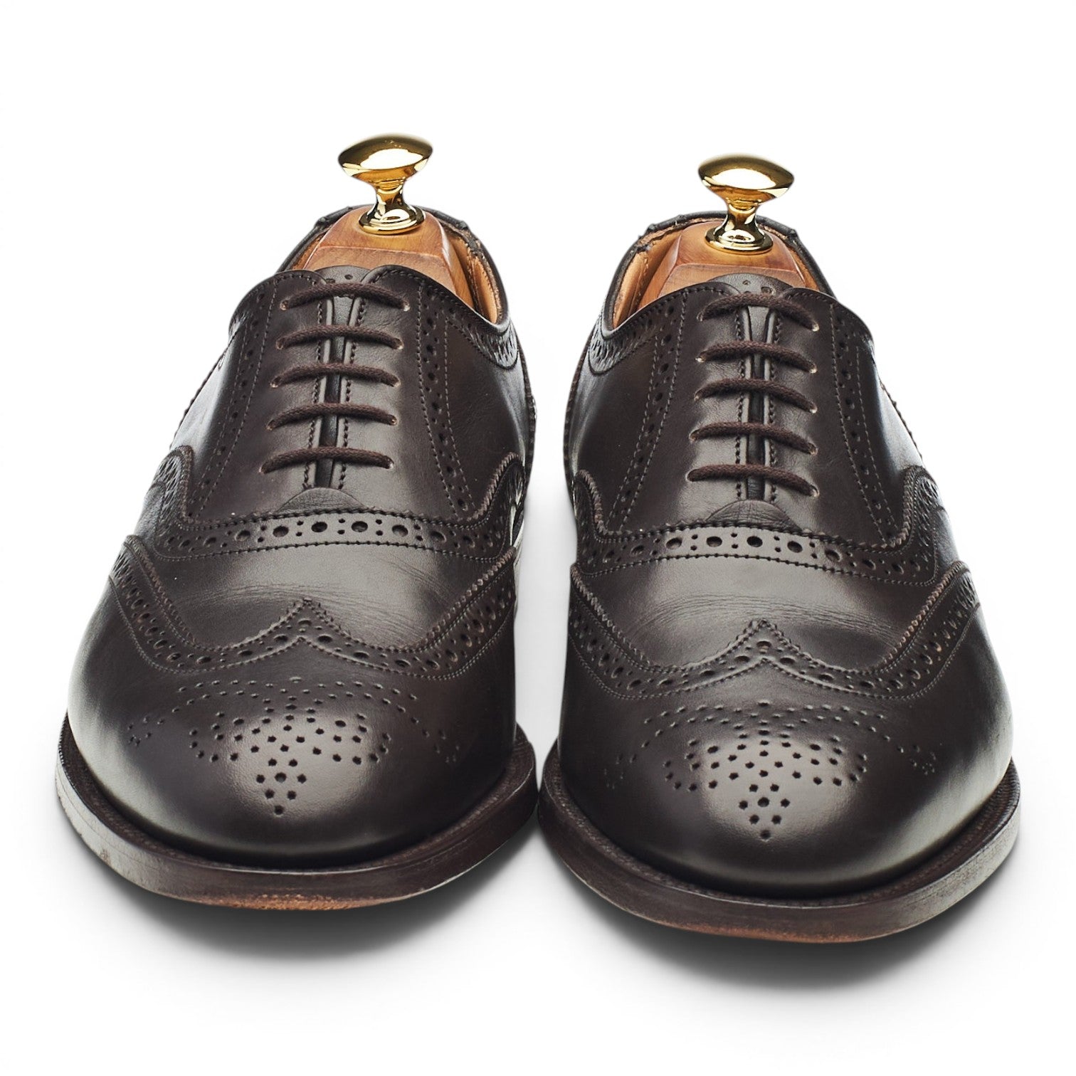 Tricker's Epsom richelieu cuir marron pointure UK 6.5