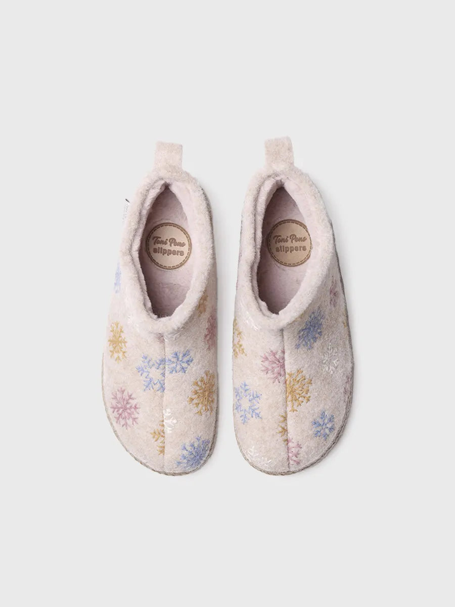 Toni Pons Duna-CP chaussons femme feutre à lacets