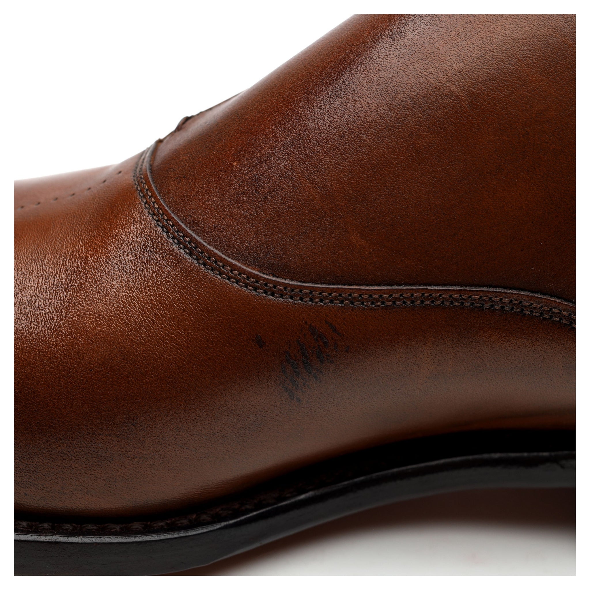 Ozwald Boateng monk strap cuir marron pointure UK 9.5