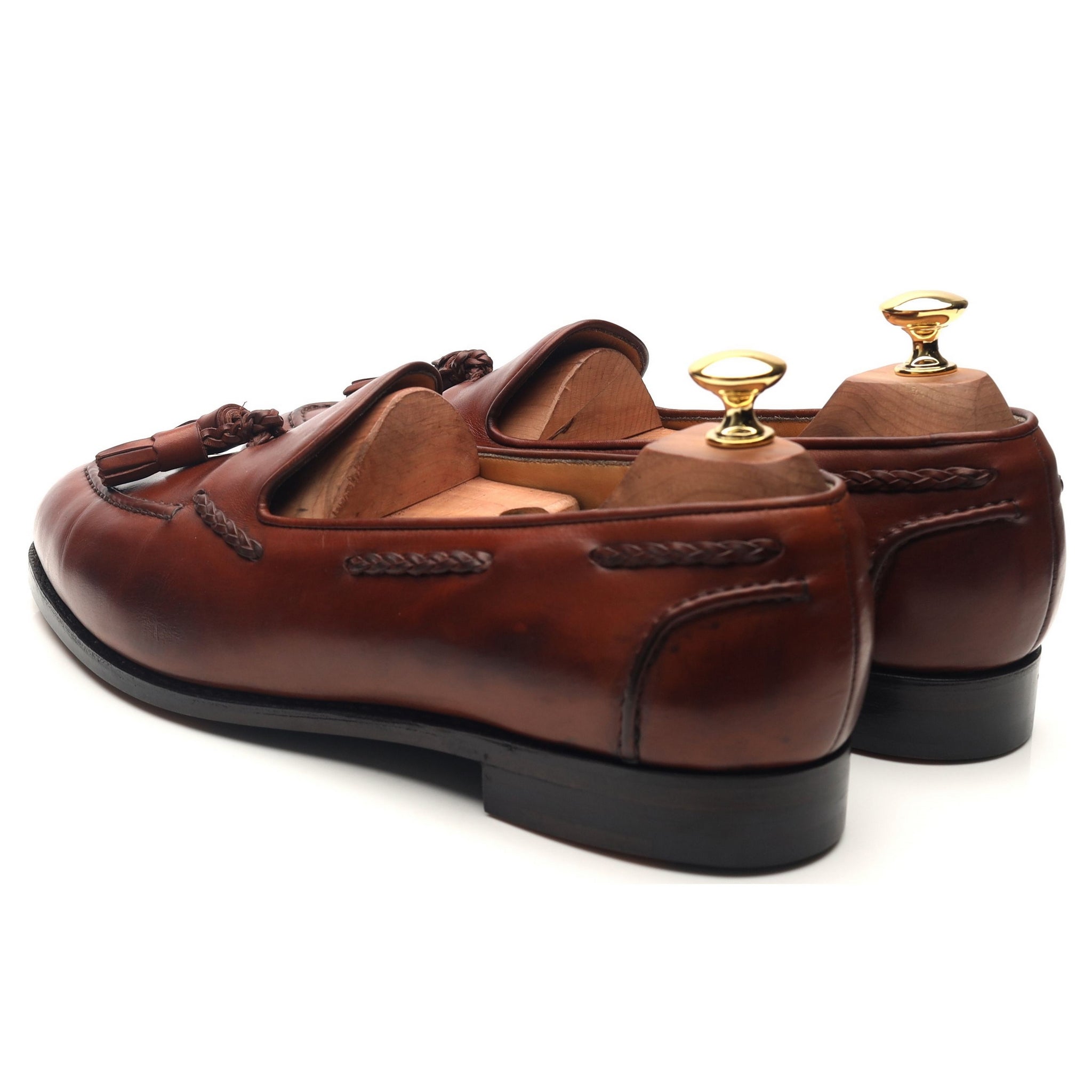Edward Green Belgravia mocassins cuir marron pointure 9