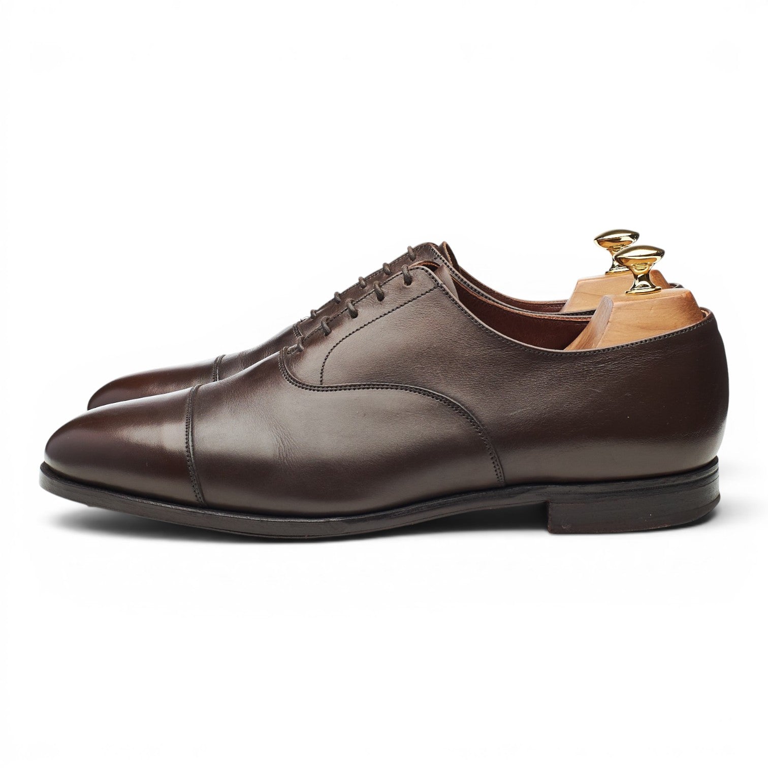 George Cleverley Harry oxford cuir marron UK 10