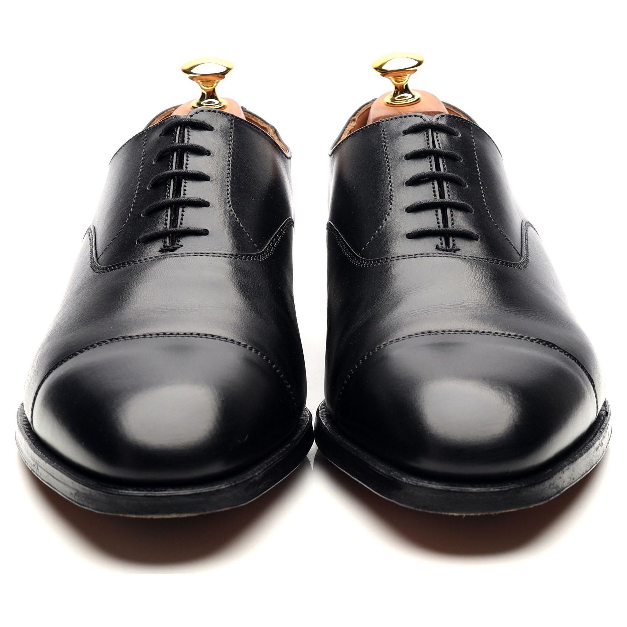 Crockett & Jones Connaught richelieu cuir noir UK 10