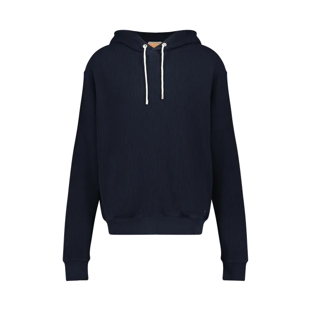 Rivieras Guernesey sweatshirt capuche marine coton