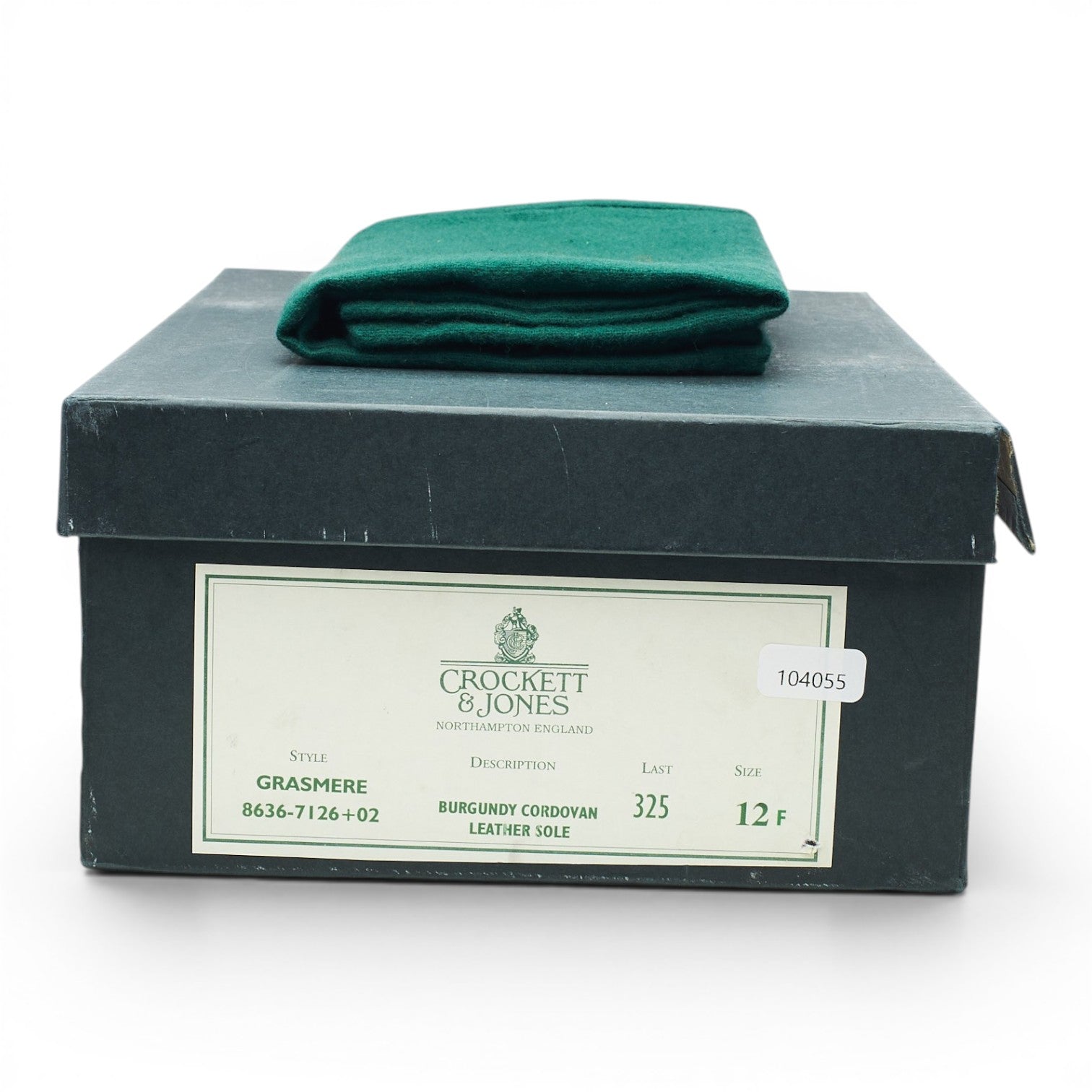 Crockett & Jones Grasmere derby cordovan bordeaux UK 12