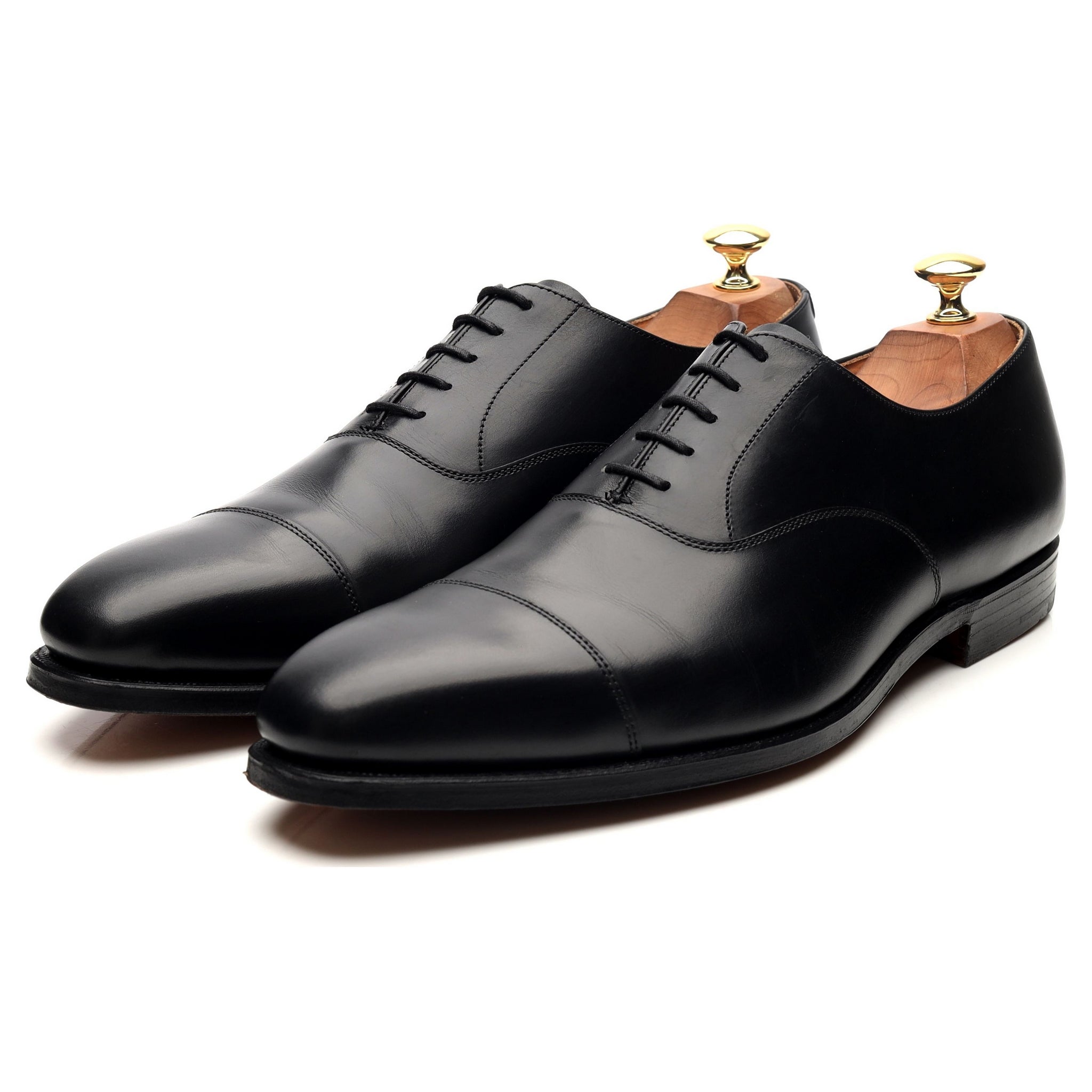 Crockett & Jones Hallam richelieu cuir noir UK 9.5