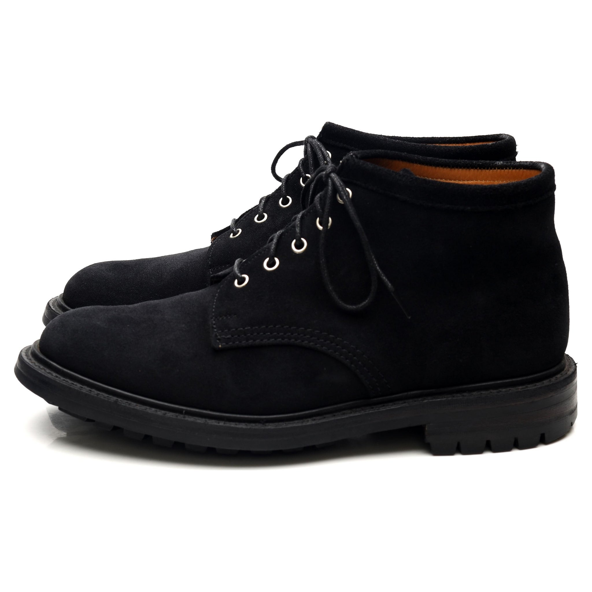 Margaret Howell bottines suède noir UK 8