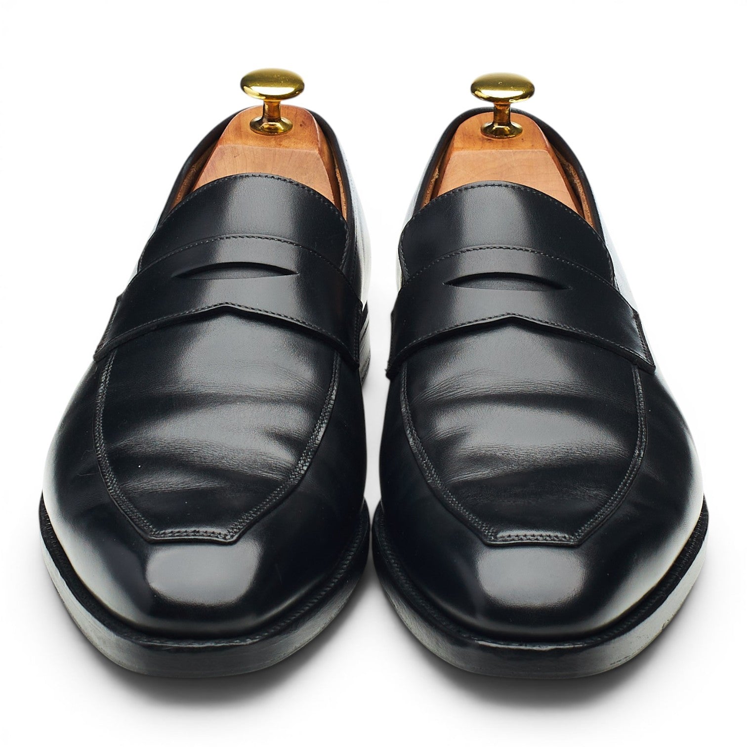 Crockett & Jones Merton mocassin cuir noir UK 8