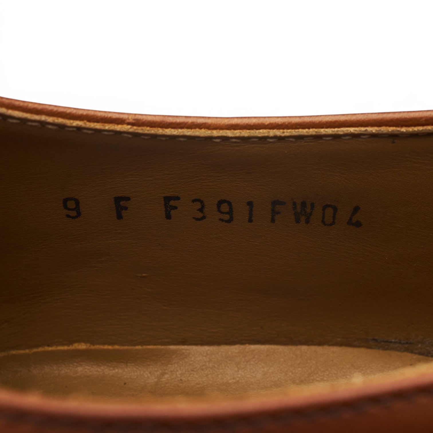 Barker Burton oxford cuir tan 9 UK semelle gomme