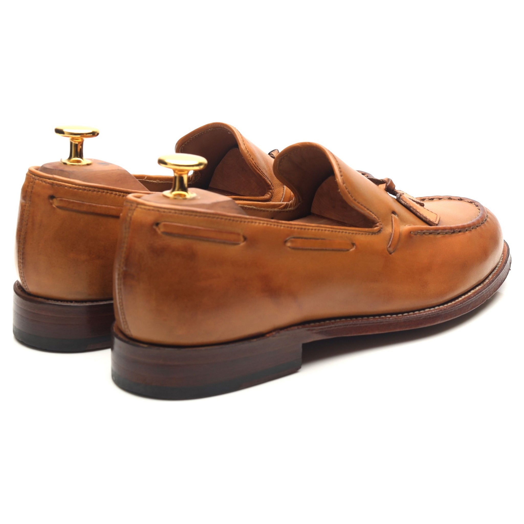 Grenson mocassins cuir marron tan UK 6 femme