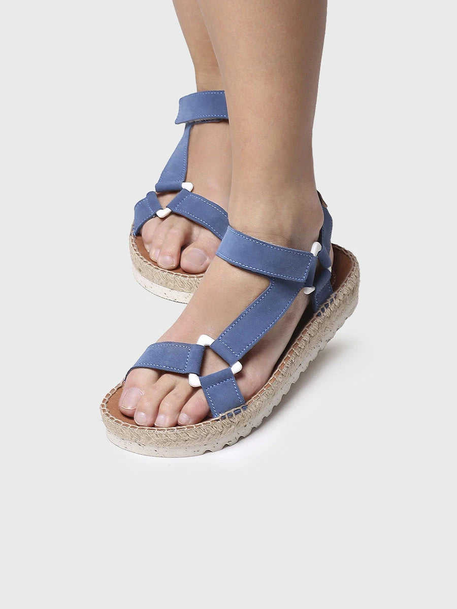 Toni Pons Brit-A espadrilles plateforme cuir bio