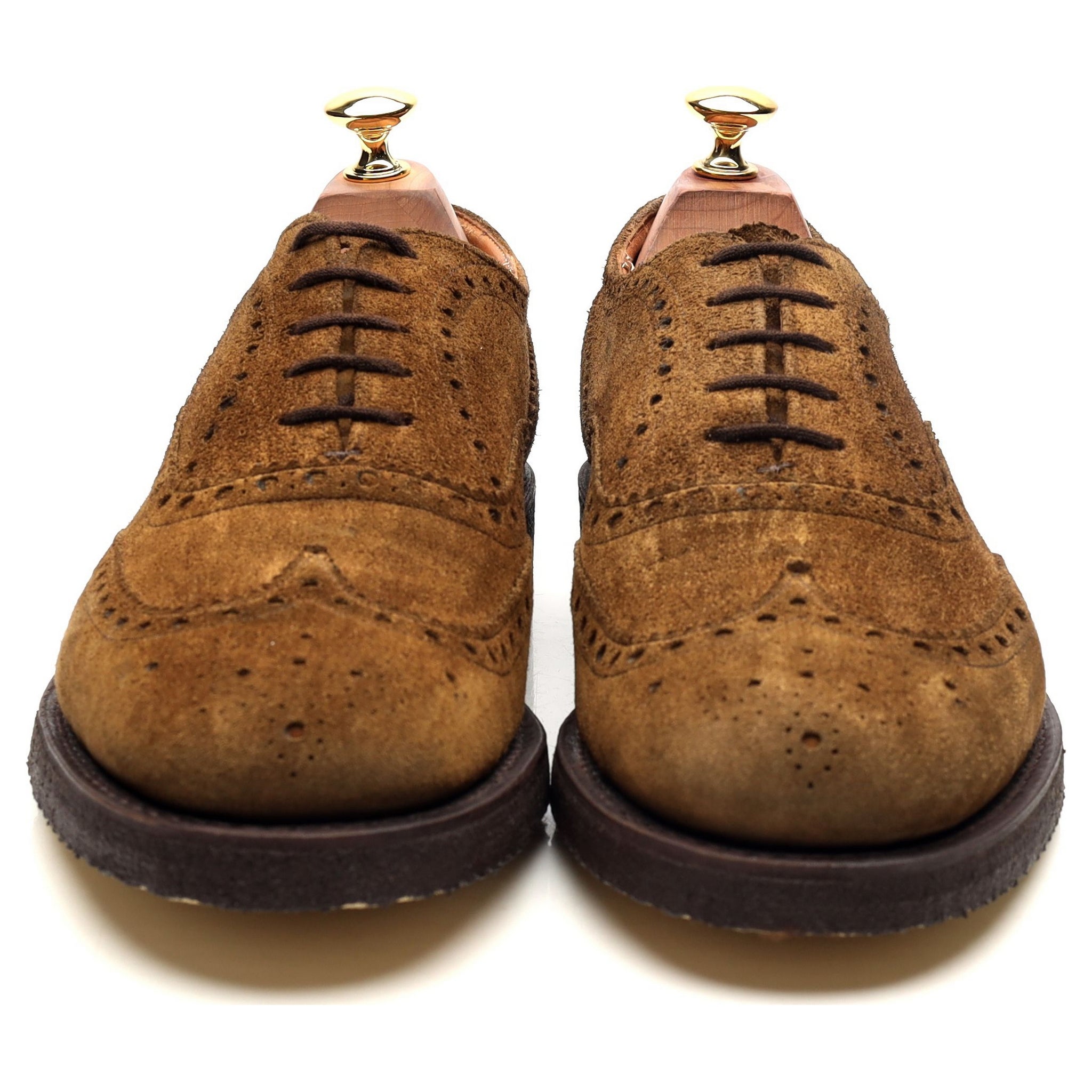 Church's Fairfield derbies daim marron sable UK 9