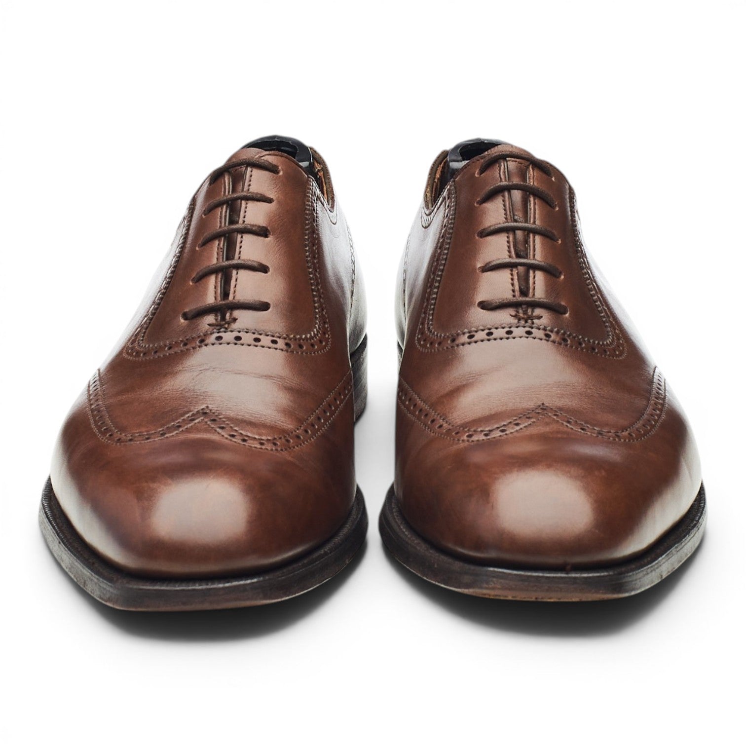 George Cleverley oxford brogues cuir marron UK 7