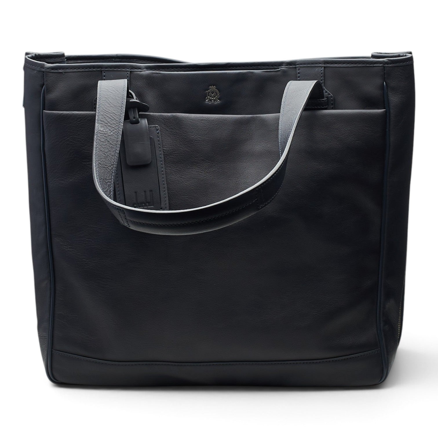Dunhill Traveller Utility sac tote cuir bleu marine