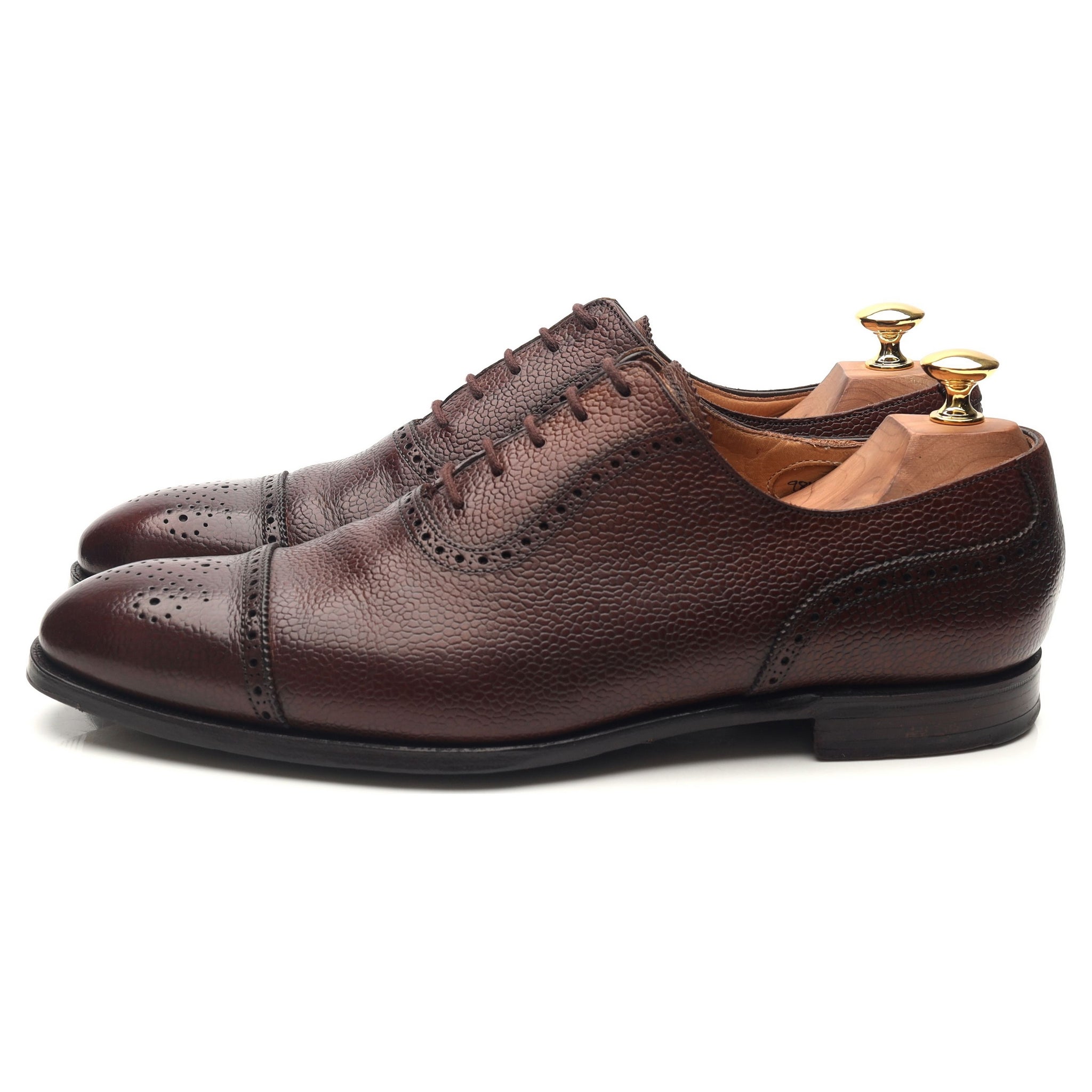 George Cleverley Adam chaussures oxford marron UK 9