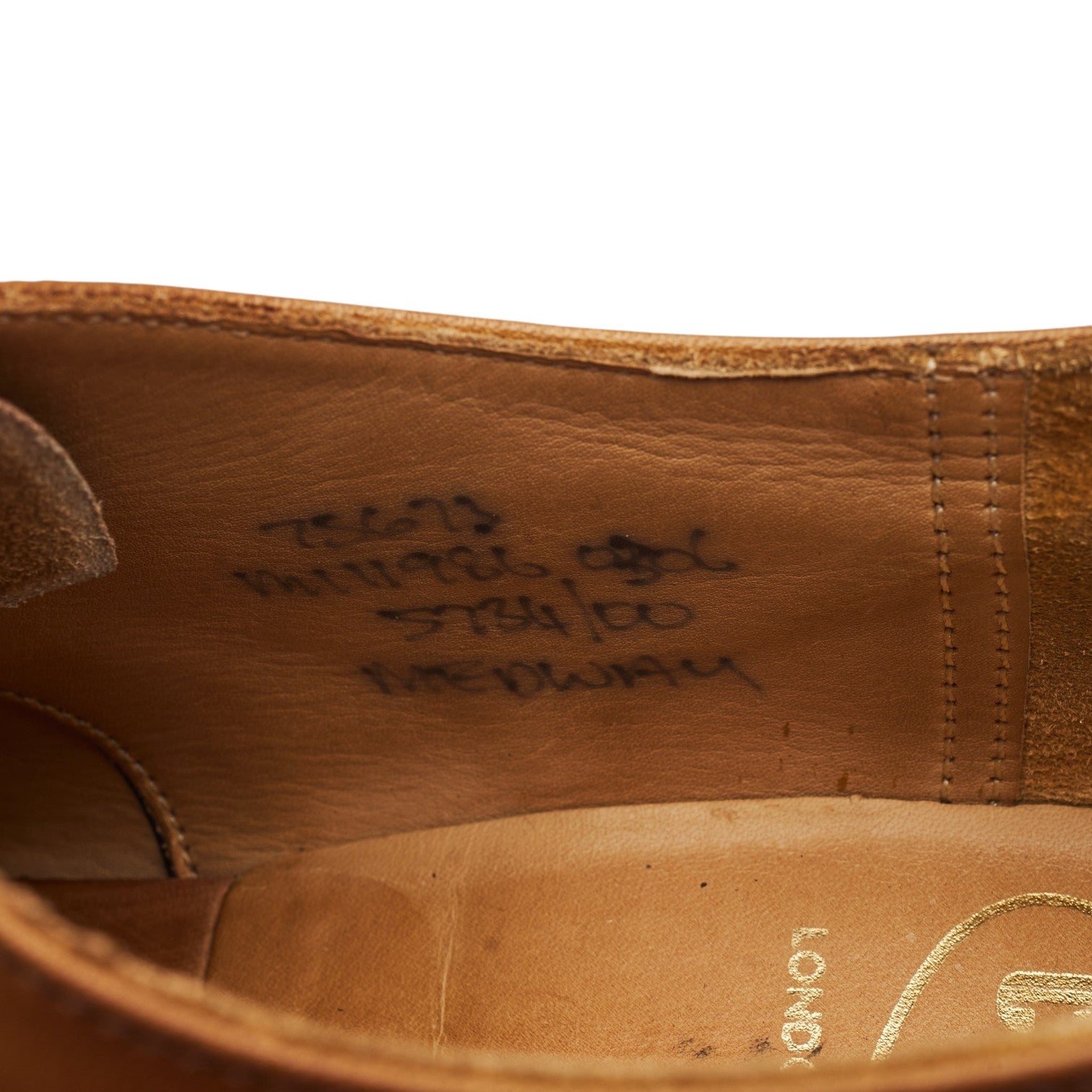 Church's Medway oxford cuir marron pointure 7,5 bout droit