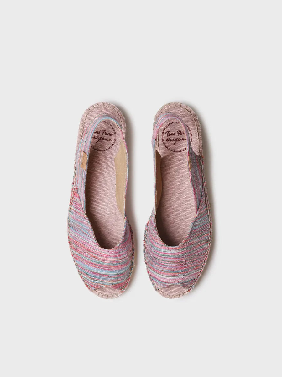 Toni Pons Beri-RG espadrilles compensées toile rayée