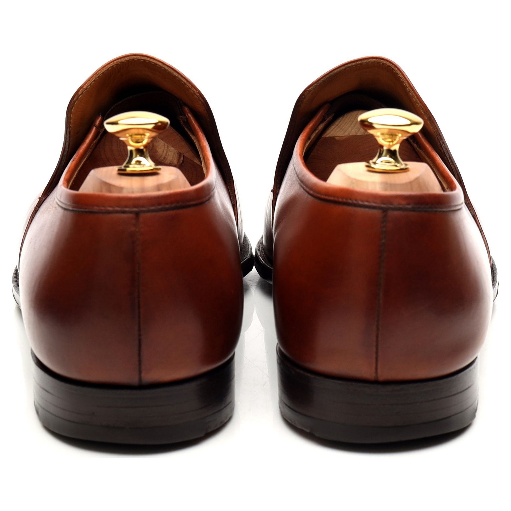 Crockett & Jones mocassins cuir camel pointure 11
