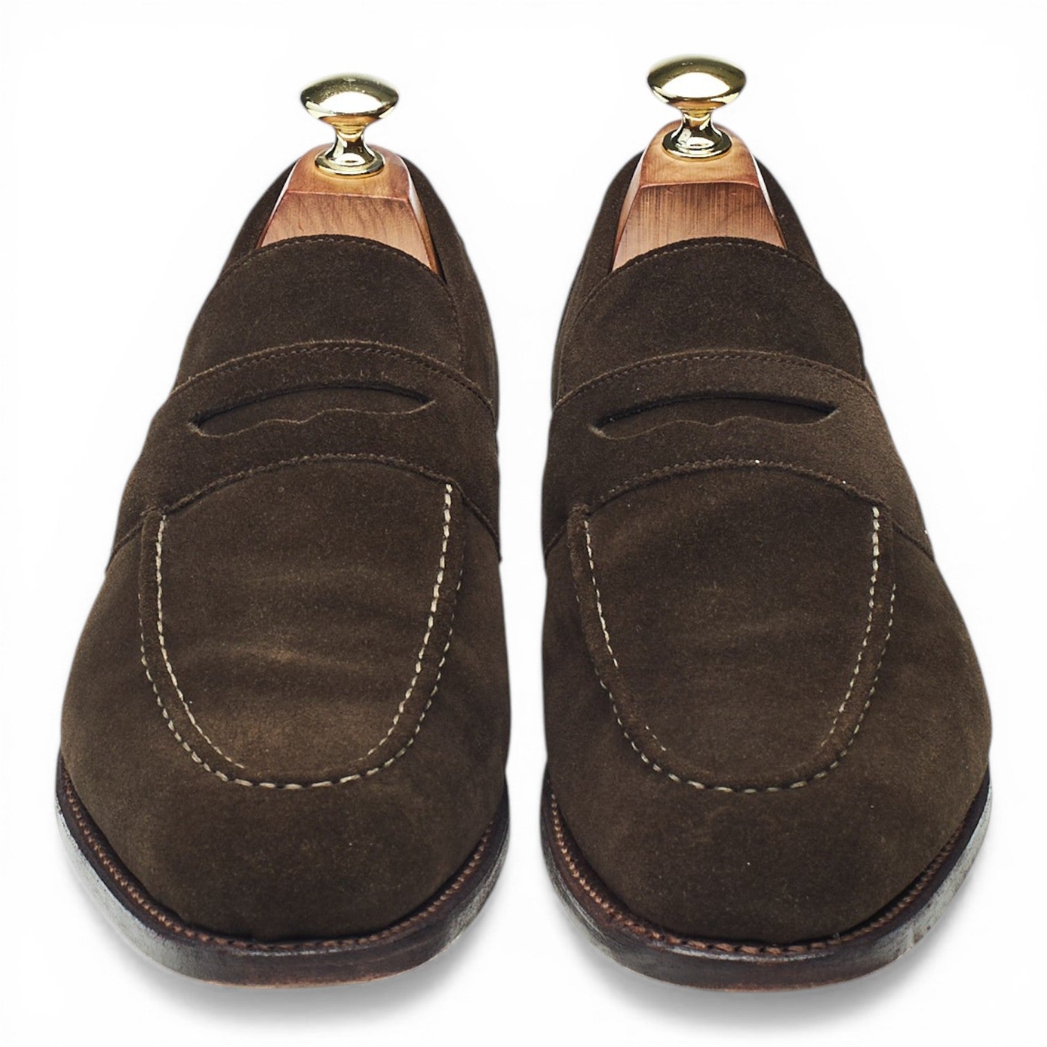Barker Aldgate mocassins daim marron pointure 7 UK