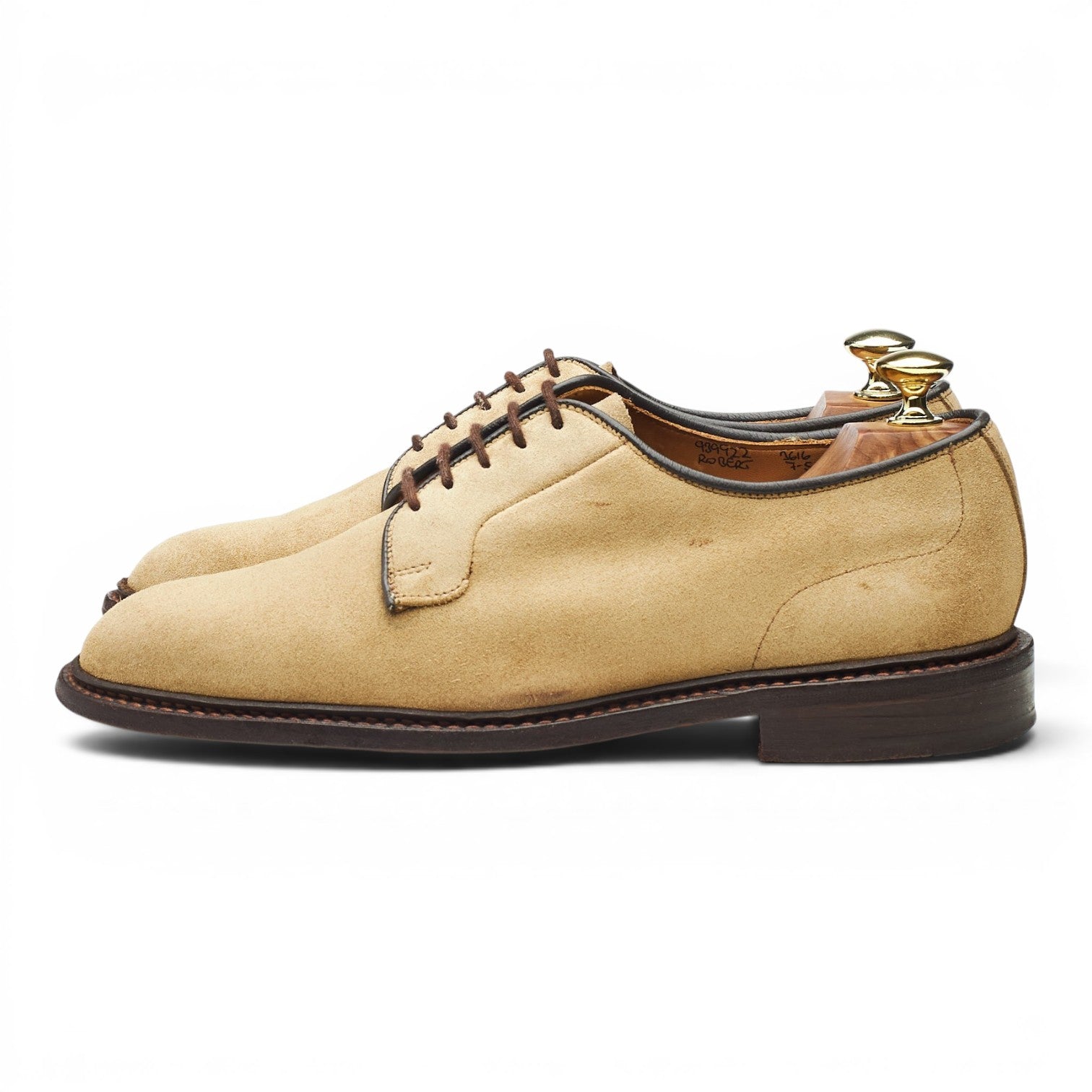 Tricker's Robert derbies suède sable UK 7