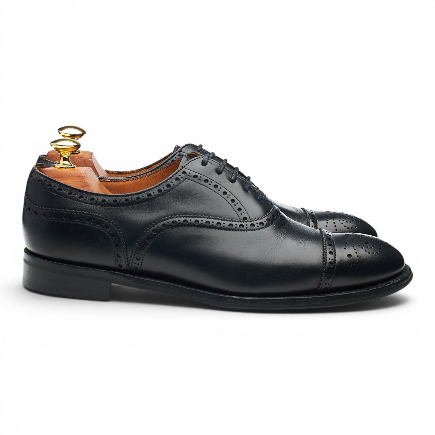 Cheaney Wilfred oxford cuir noir UK 7.5
