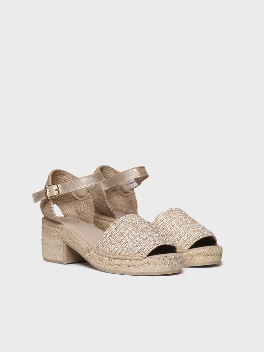 Toni Pons Dina-RL espadrilles femme tissu métallisé