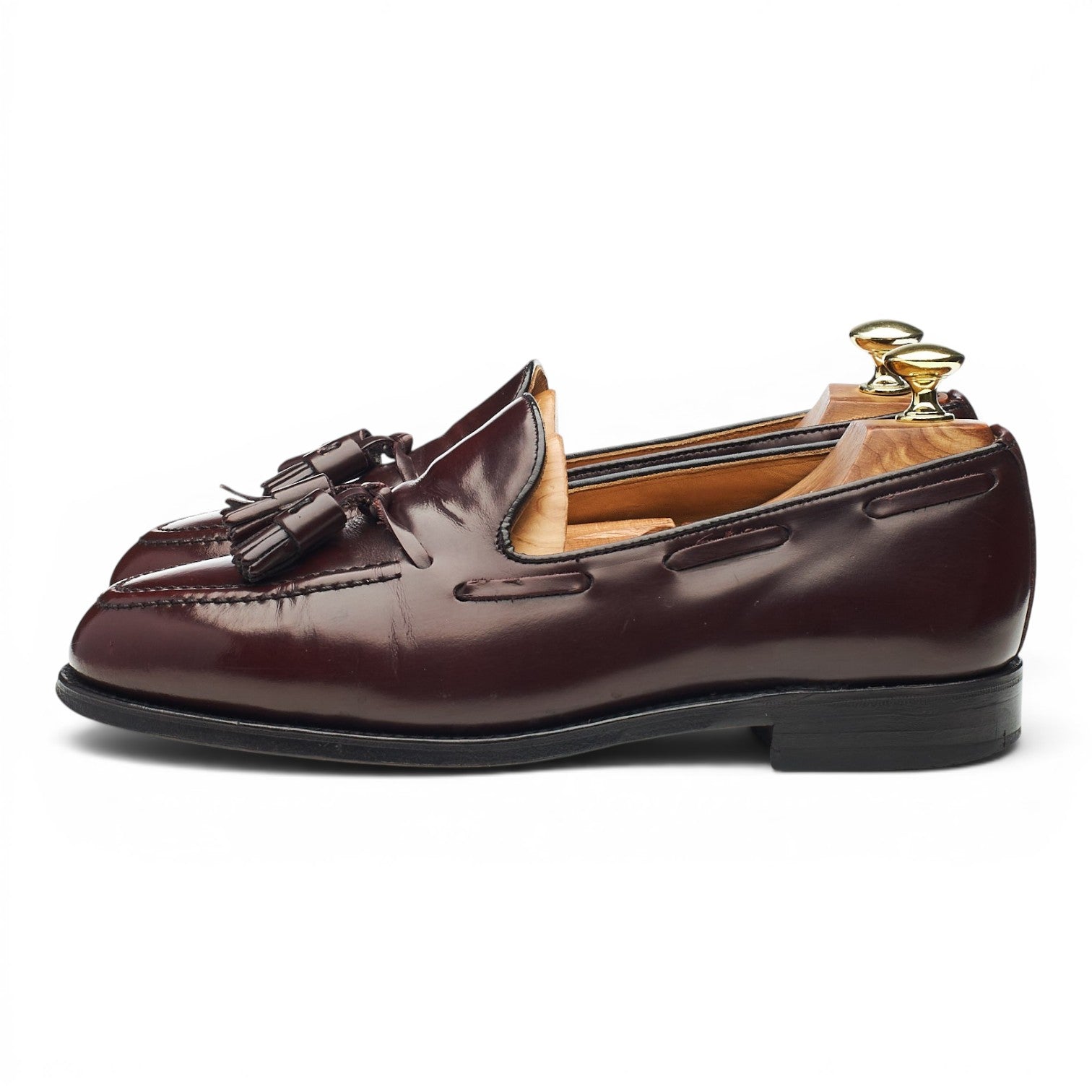 Shipton Harrow mocassins cuir bordeaux UK 6,5
