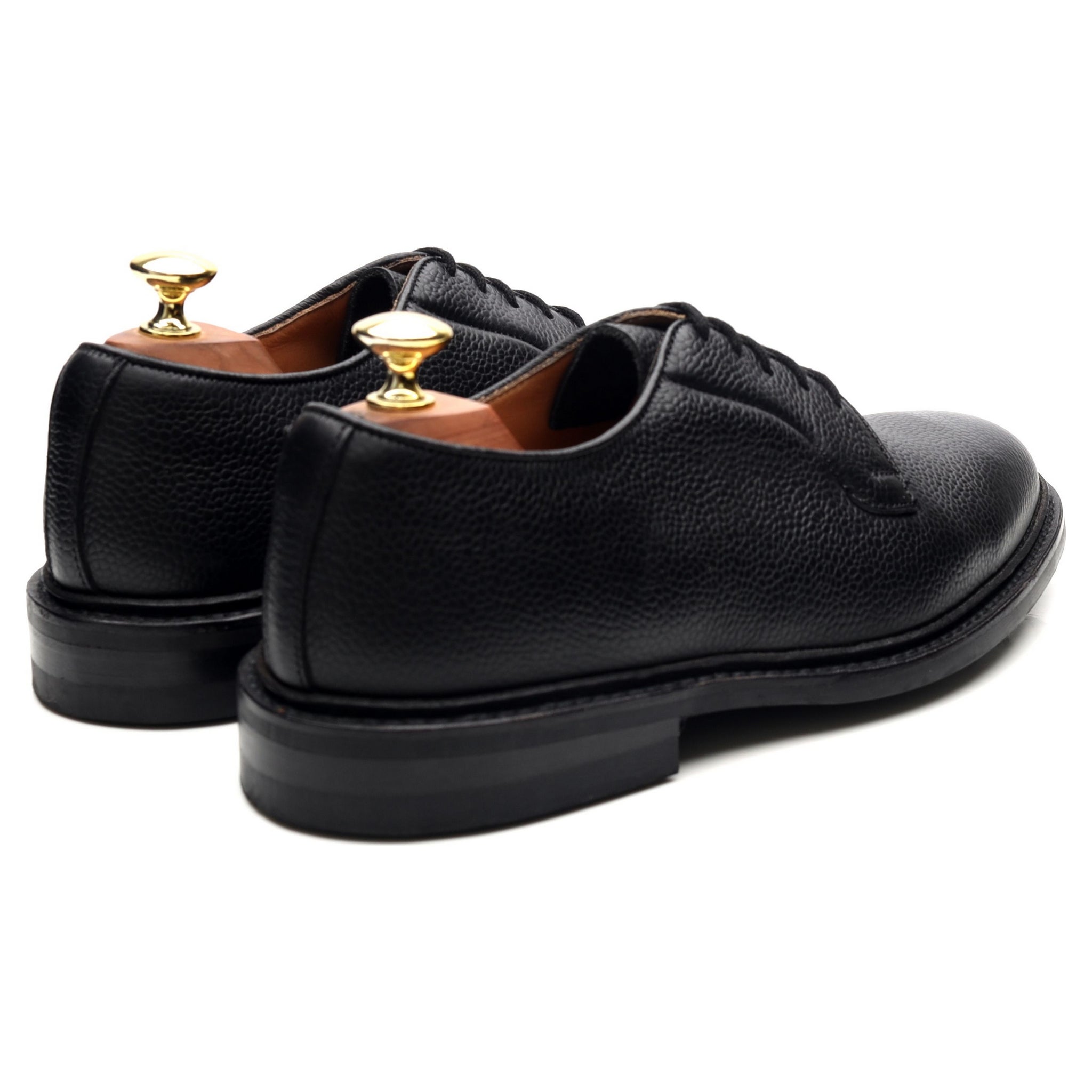 Tricker's Fenwick derby cuir noir grainé UK 7