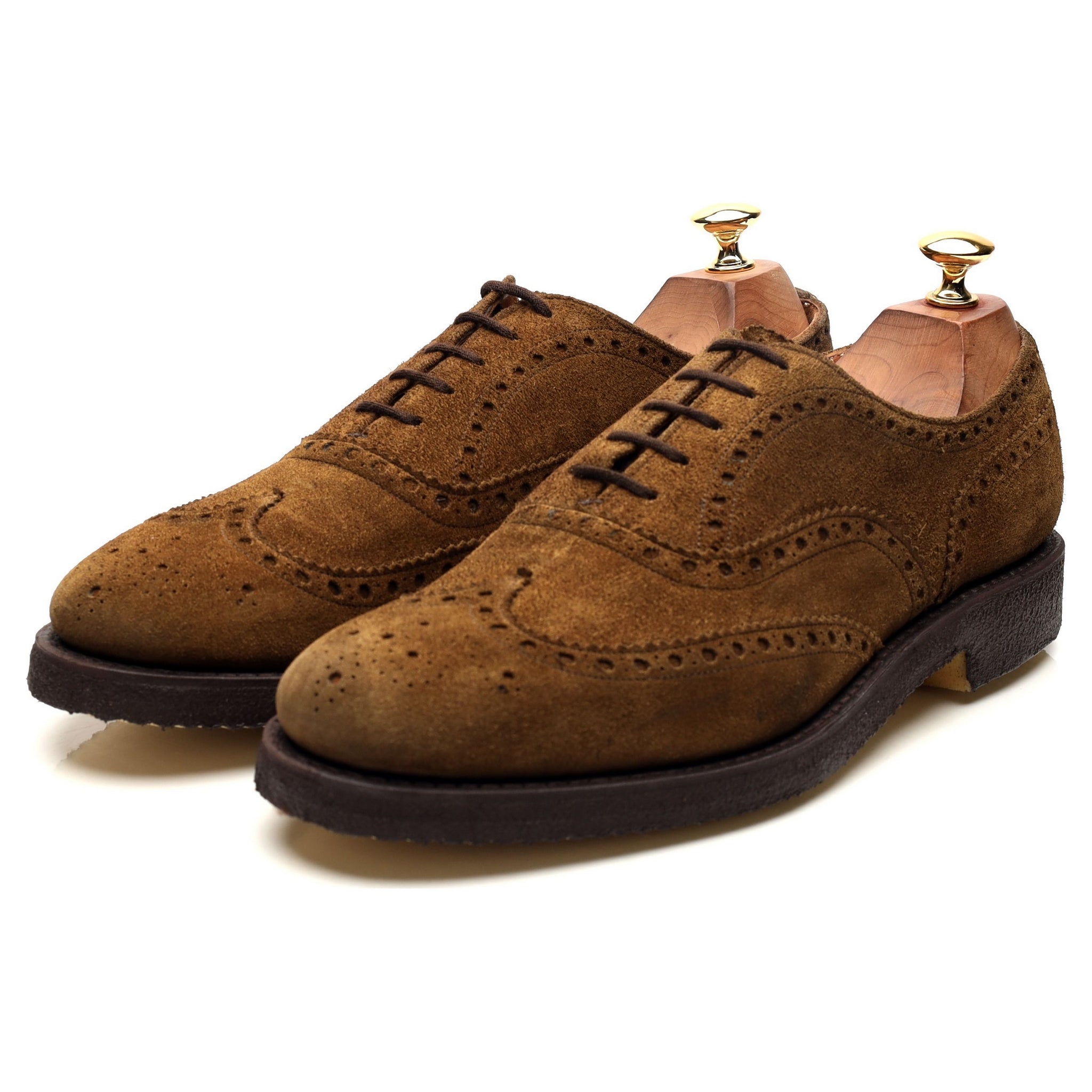 Church's Fairfield derbies daim marron sable UK 9