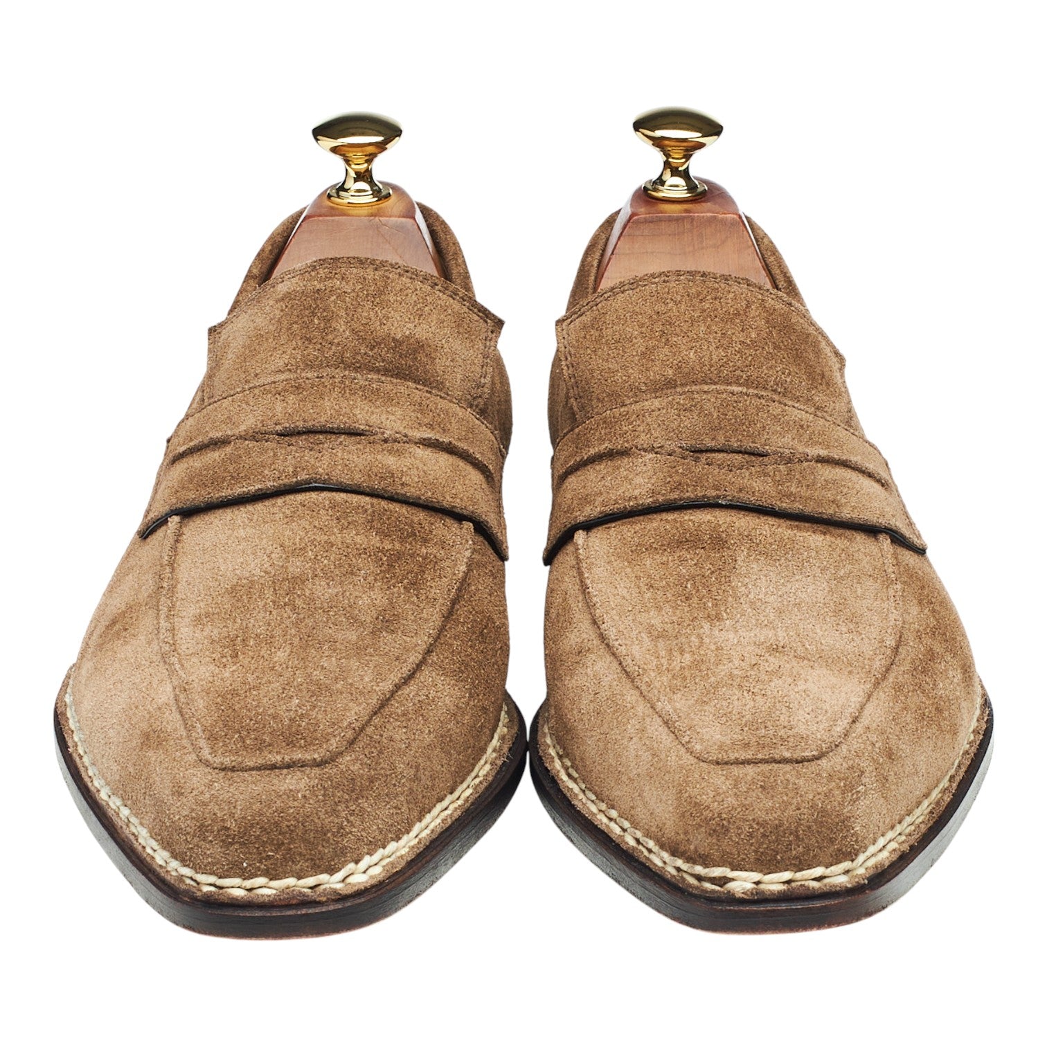 Bontoni Principe mocassins daim marron pointure 8.5