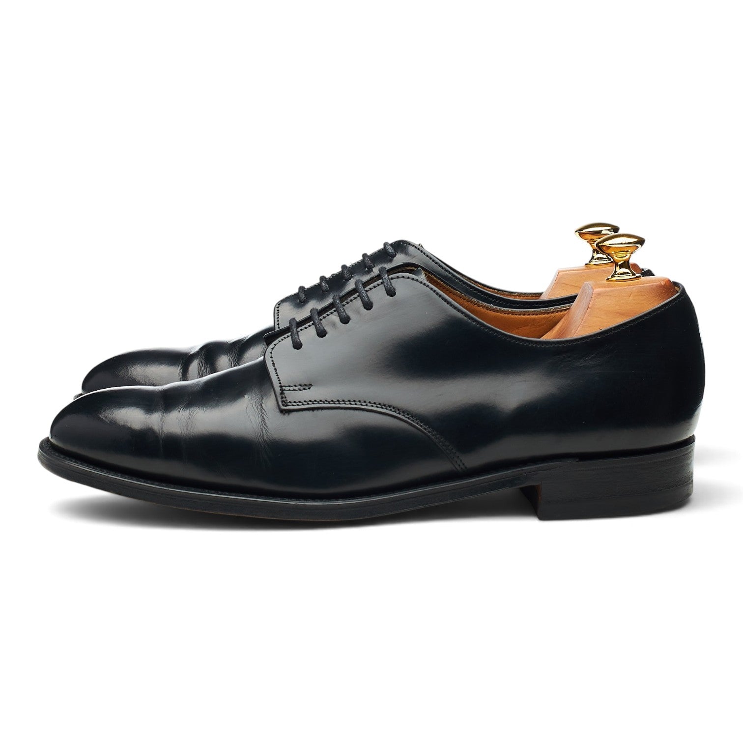 Cheaney derby cuir noir UK 10 largeur G