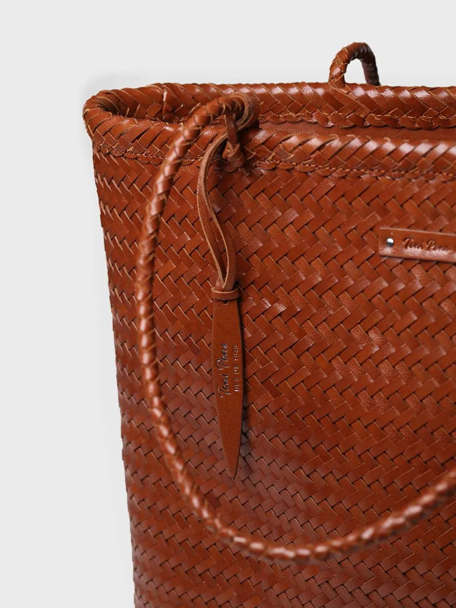 Toni Pons Simona sac shopper cuir tressé