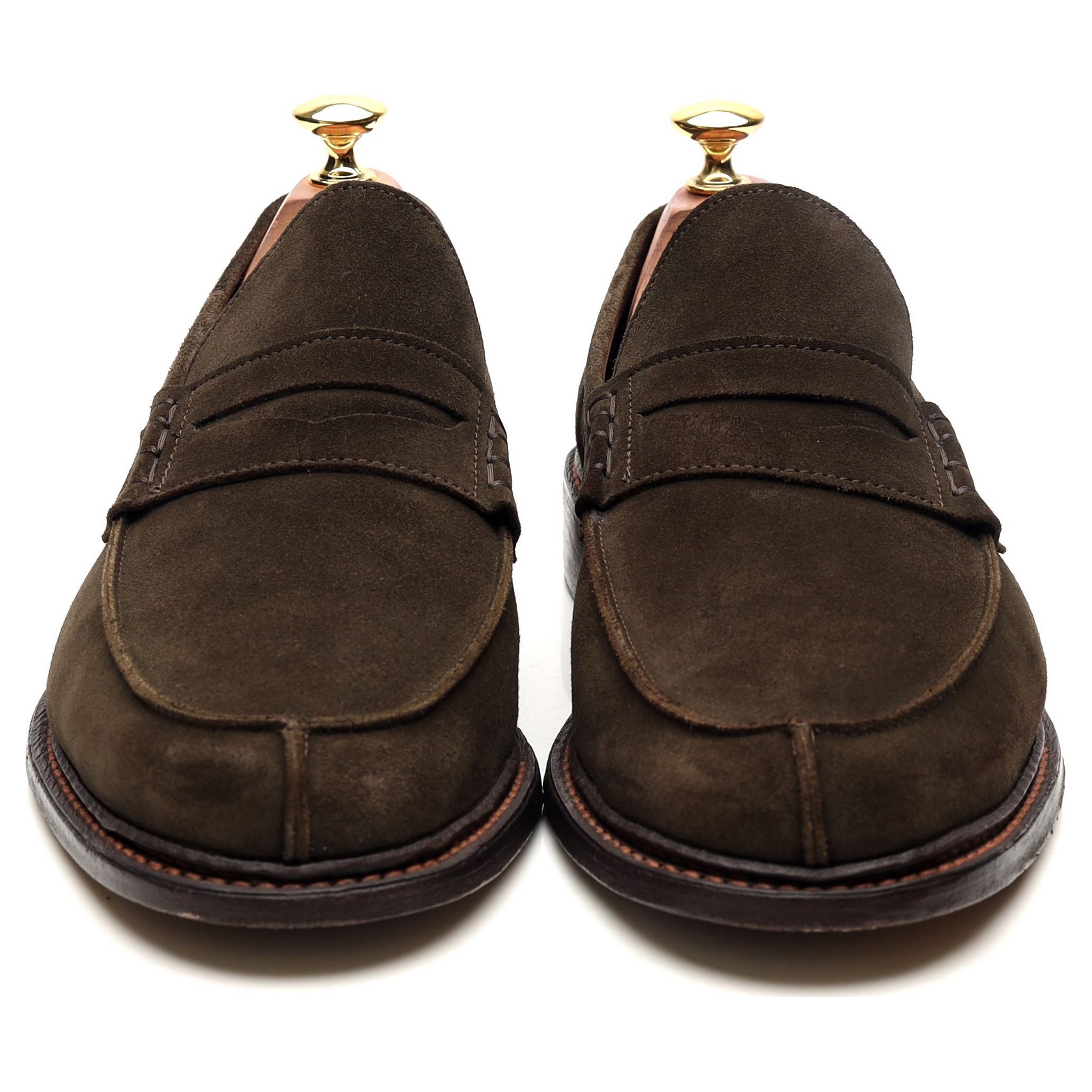 Tricker's Adam mocassins daim vert pointure 9