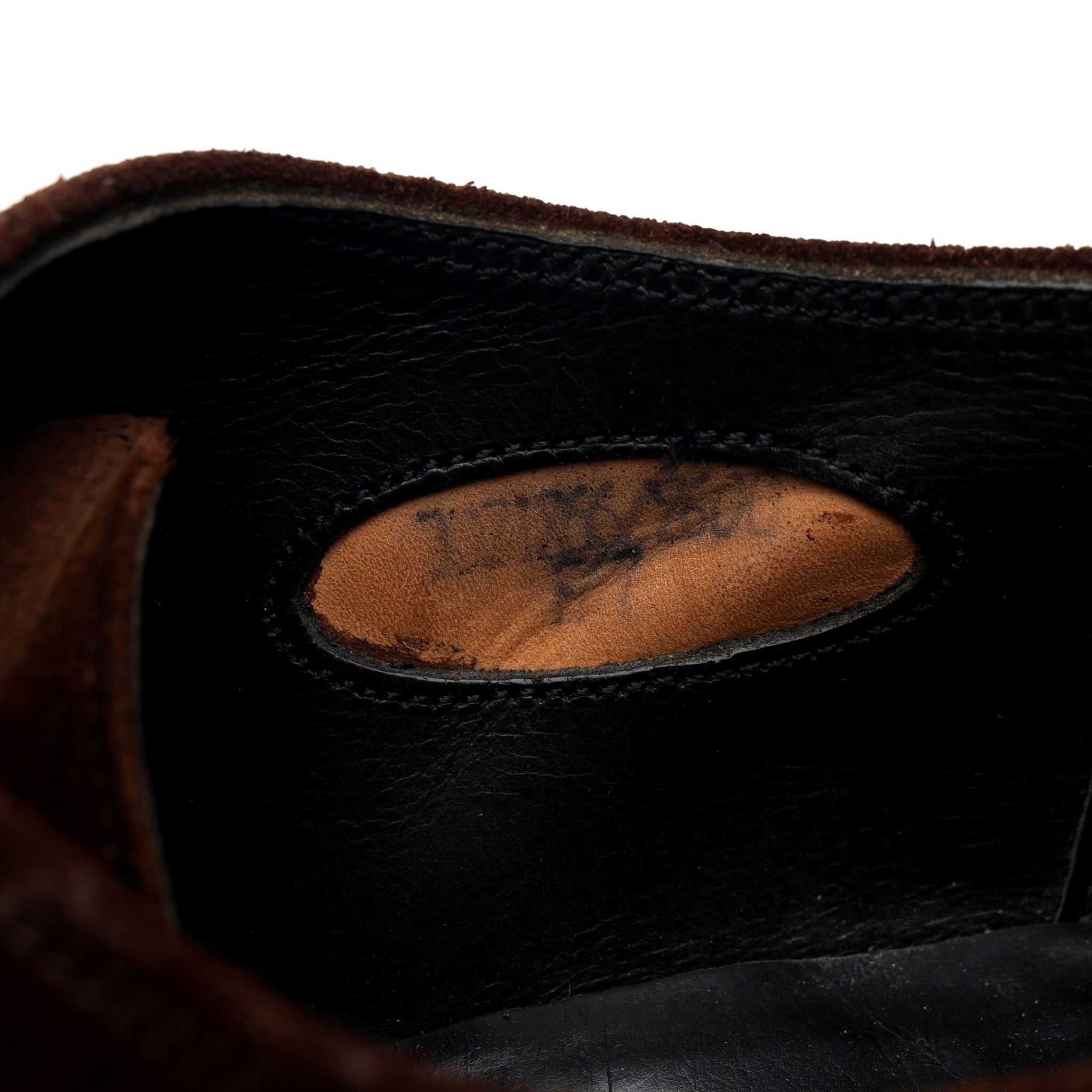 Cheaney Oxford chaussures suède marron foncé UK 7