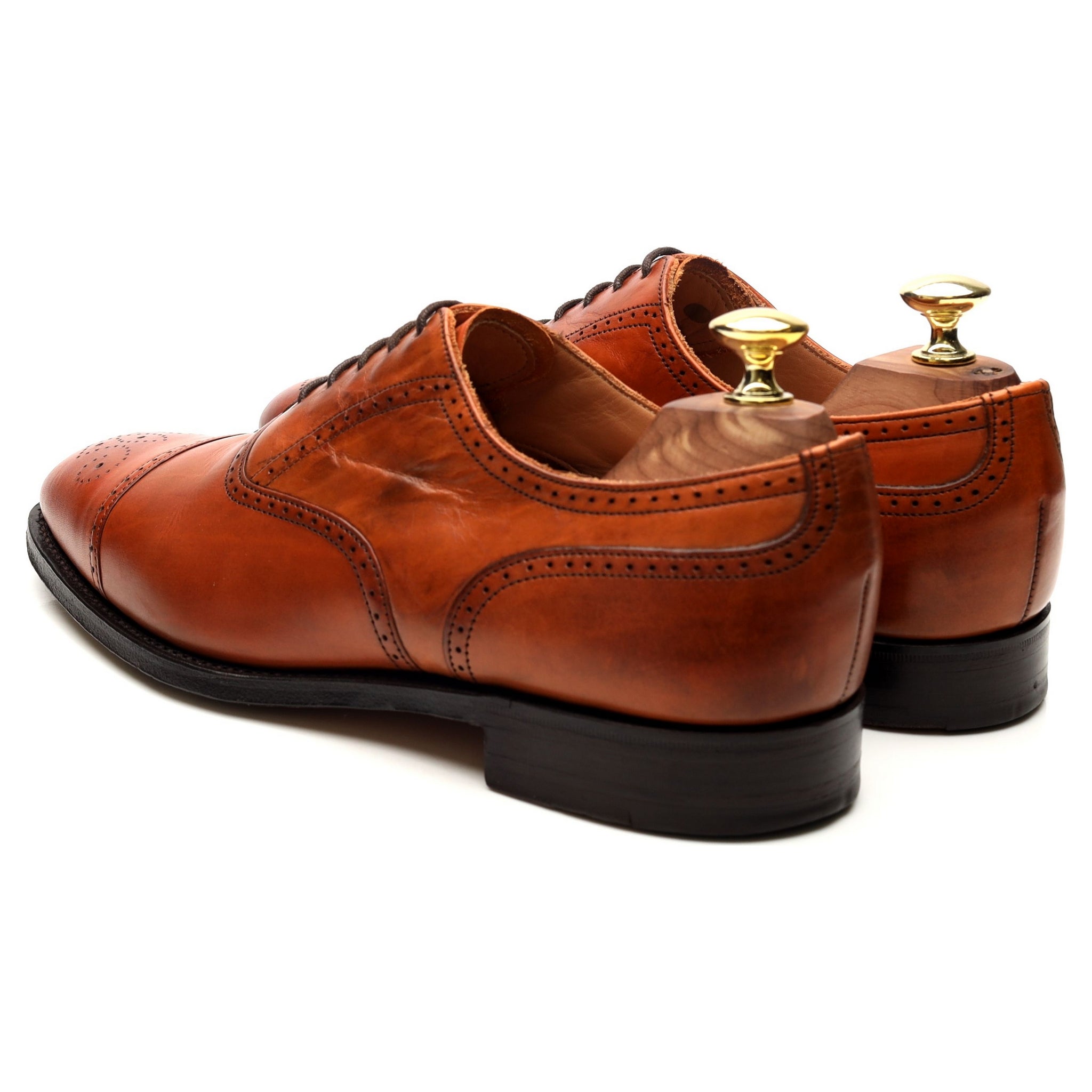 Cheaney Harris oxford brogue cuir marron UK 7