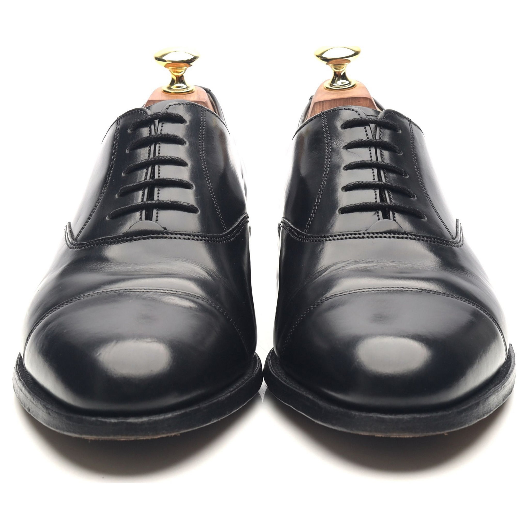 Barker Arnold Oxford Cuir Noir UK 7.5 G