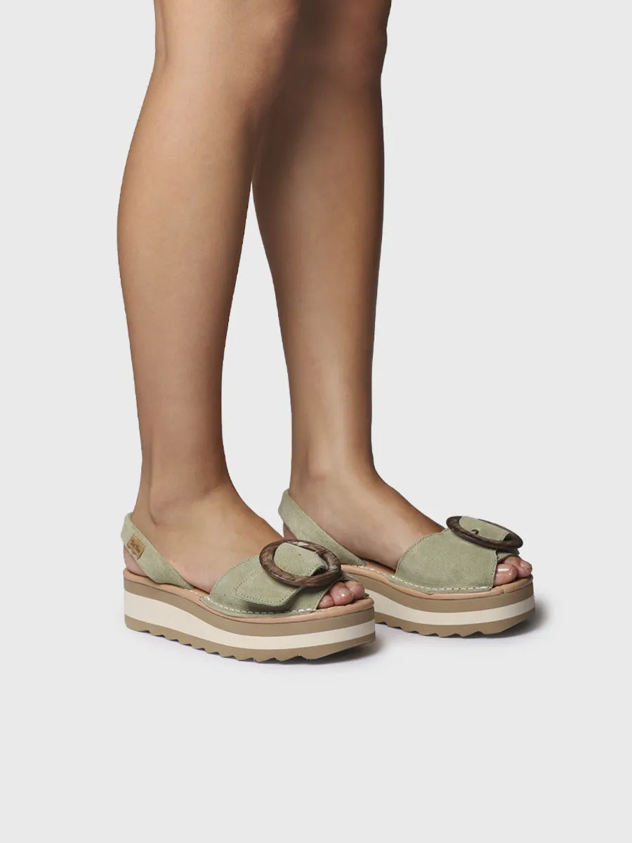 Toni Pons Saura sandale cuir plateforme boucle 4 cm