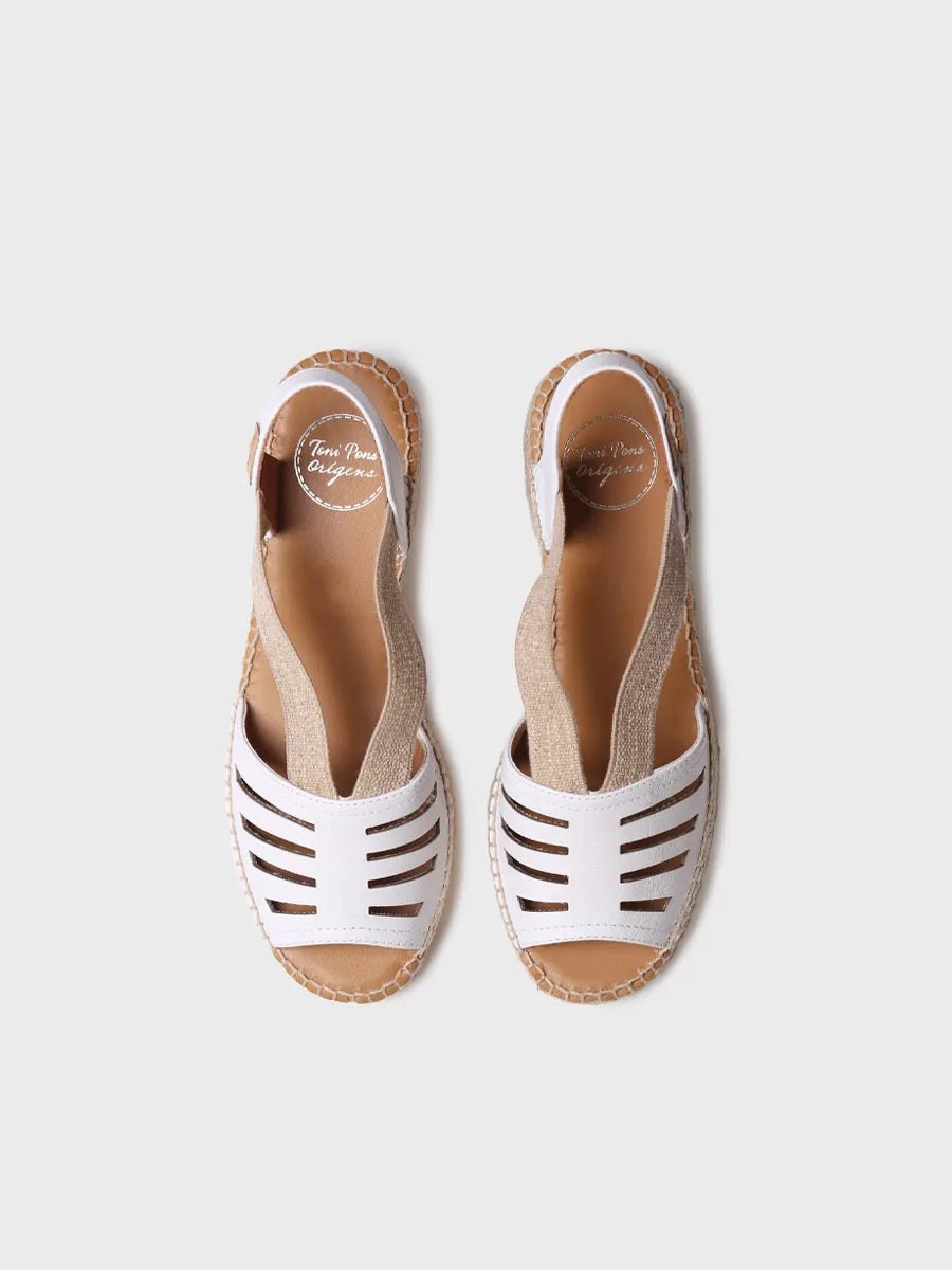 Toni Pons Dima espadrilles cuir femme talon 5,5 cm