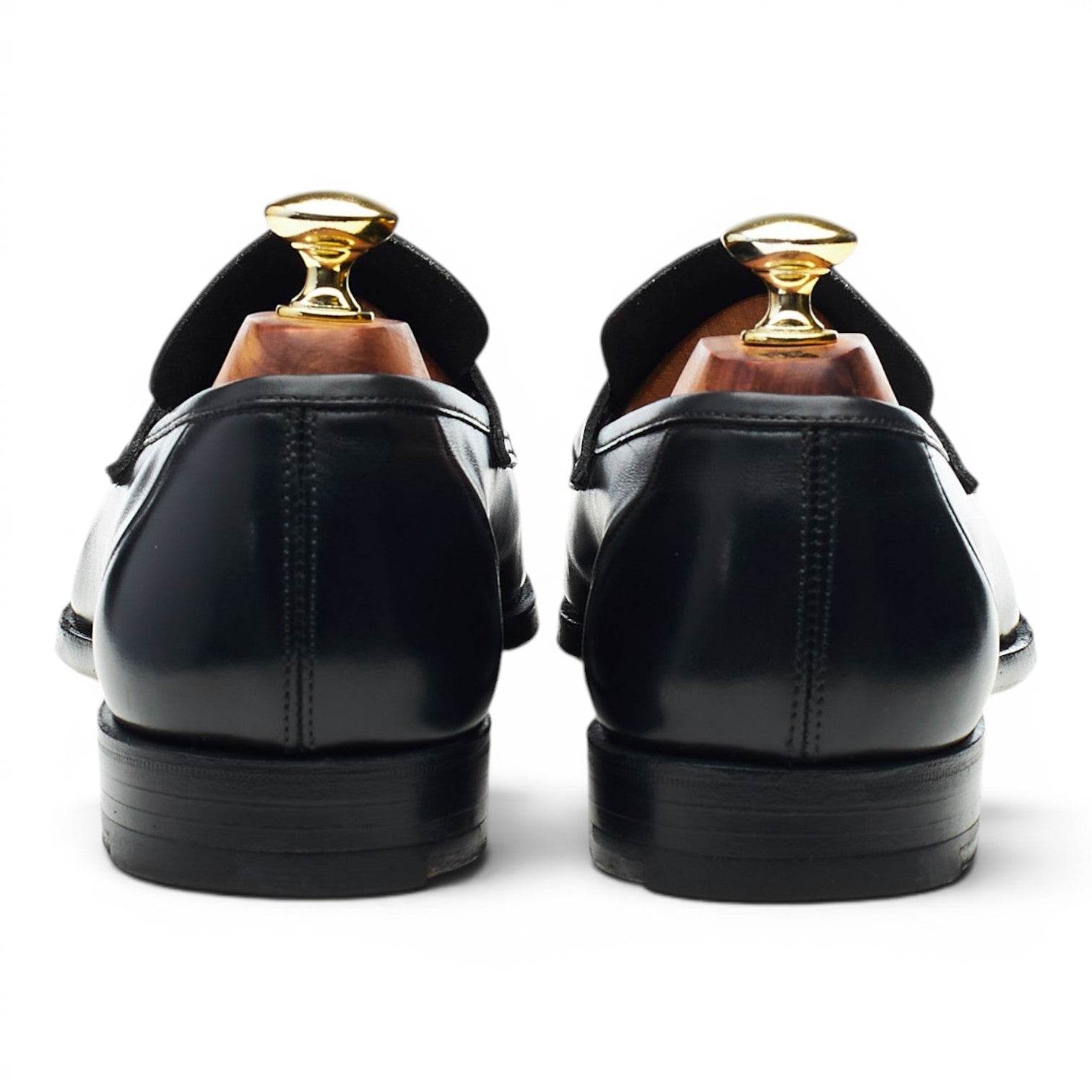 George Cleverley George mocassins cuir noir UK 7 E