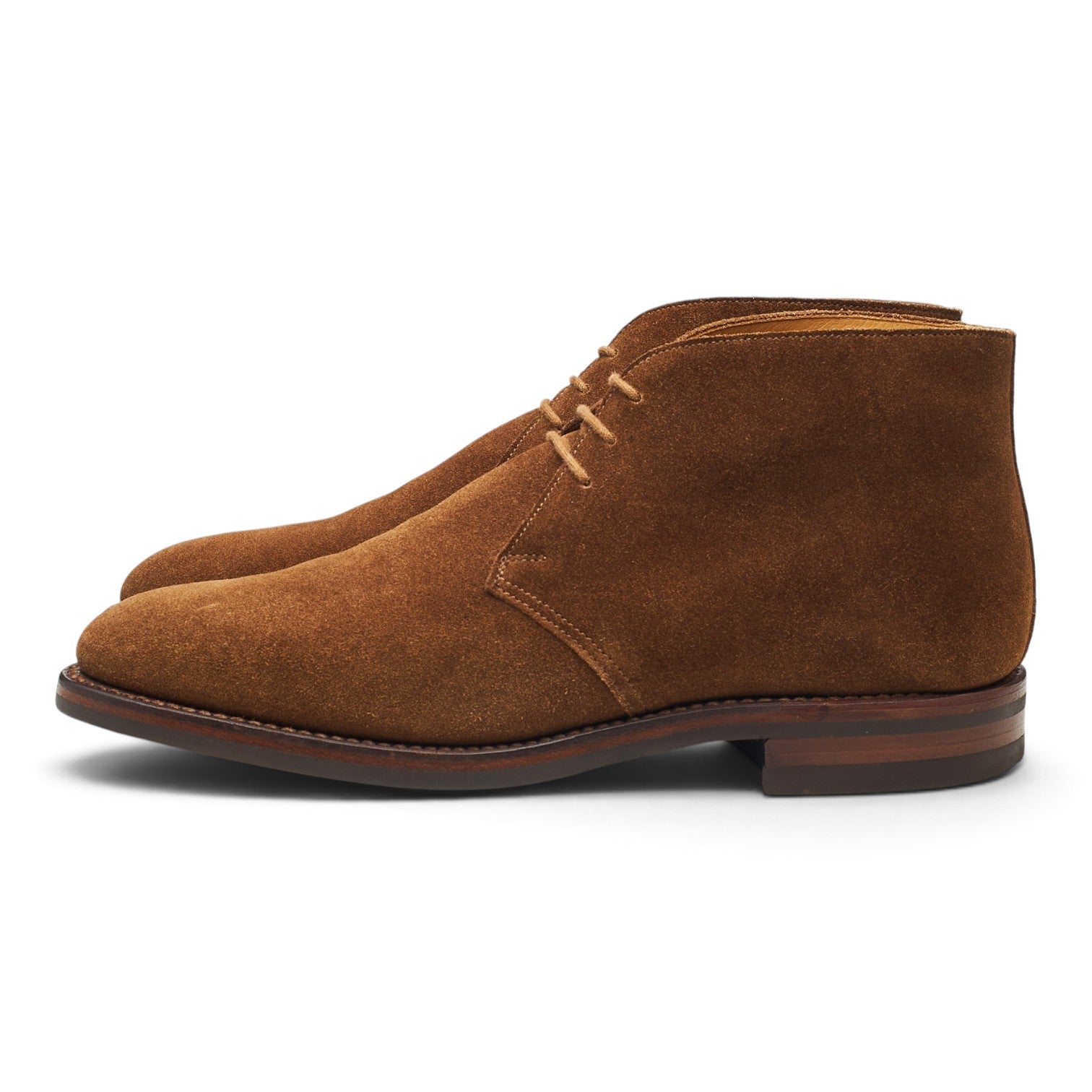 Crockett & Jones Chiltern boots chukka daim tabac 8.5