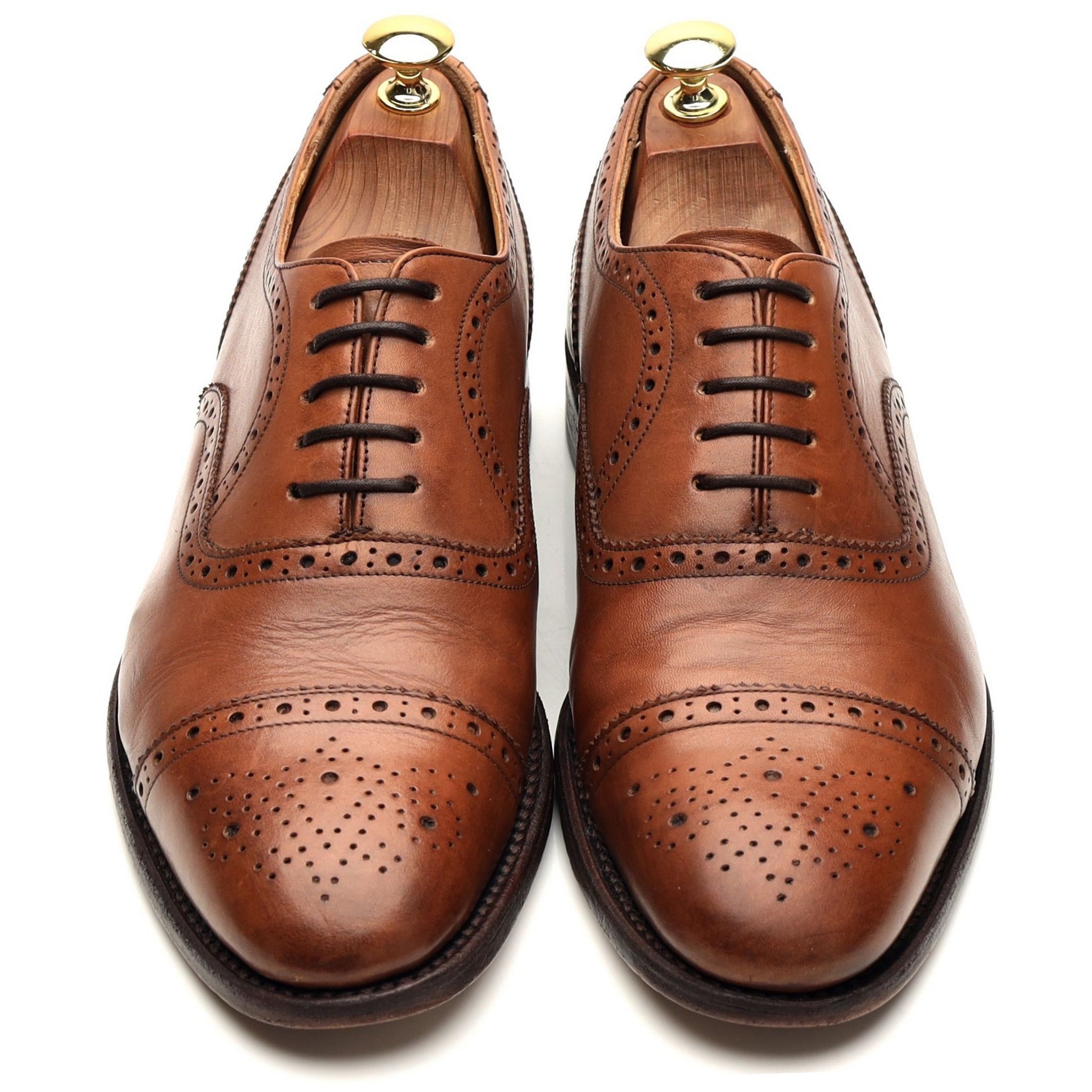 Charles Tyrwhitt oxford brogue cuir marron UK 8