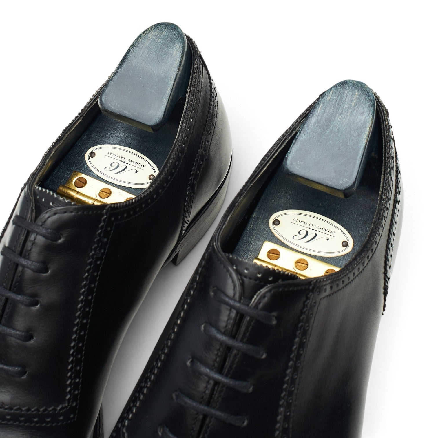 Anthony Cleverley Cameron Richelieu cuir noir 7.5