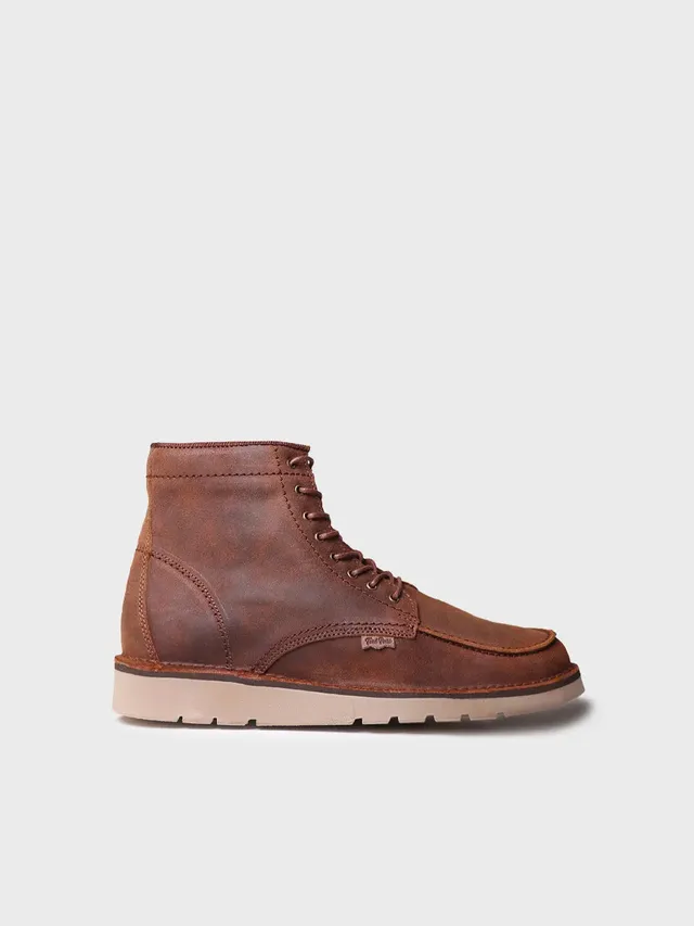 Toni Pons Oriol-SW bottines cuir homme marron à lacets