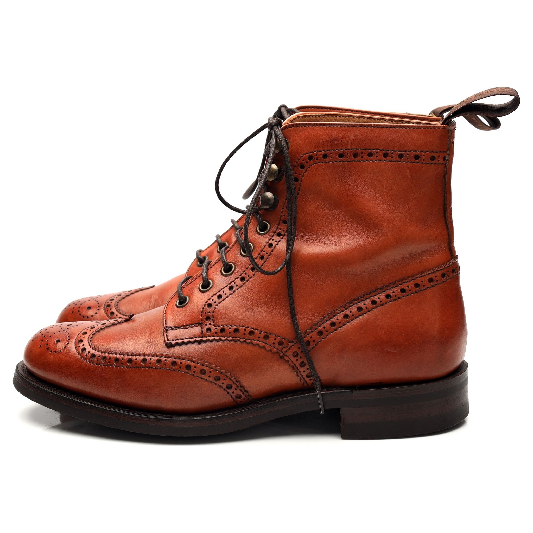 Cheaney bottines cuir marron brogue UK 4