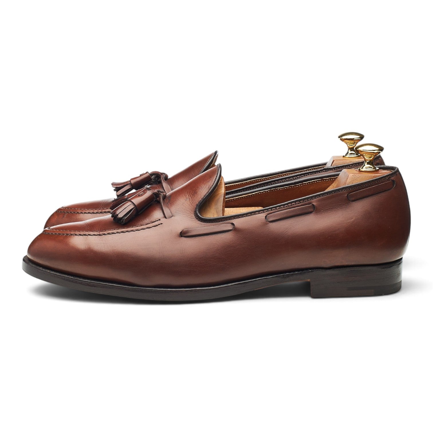 Alden 560 mocassin gland cuir marron UK 9