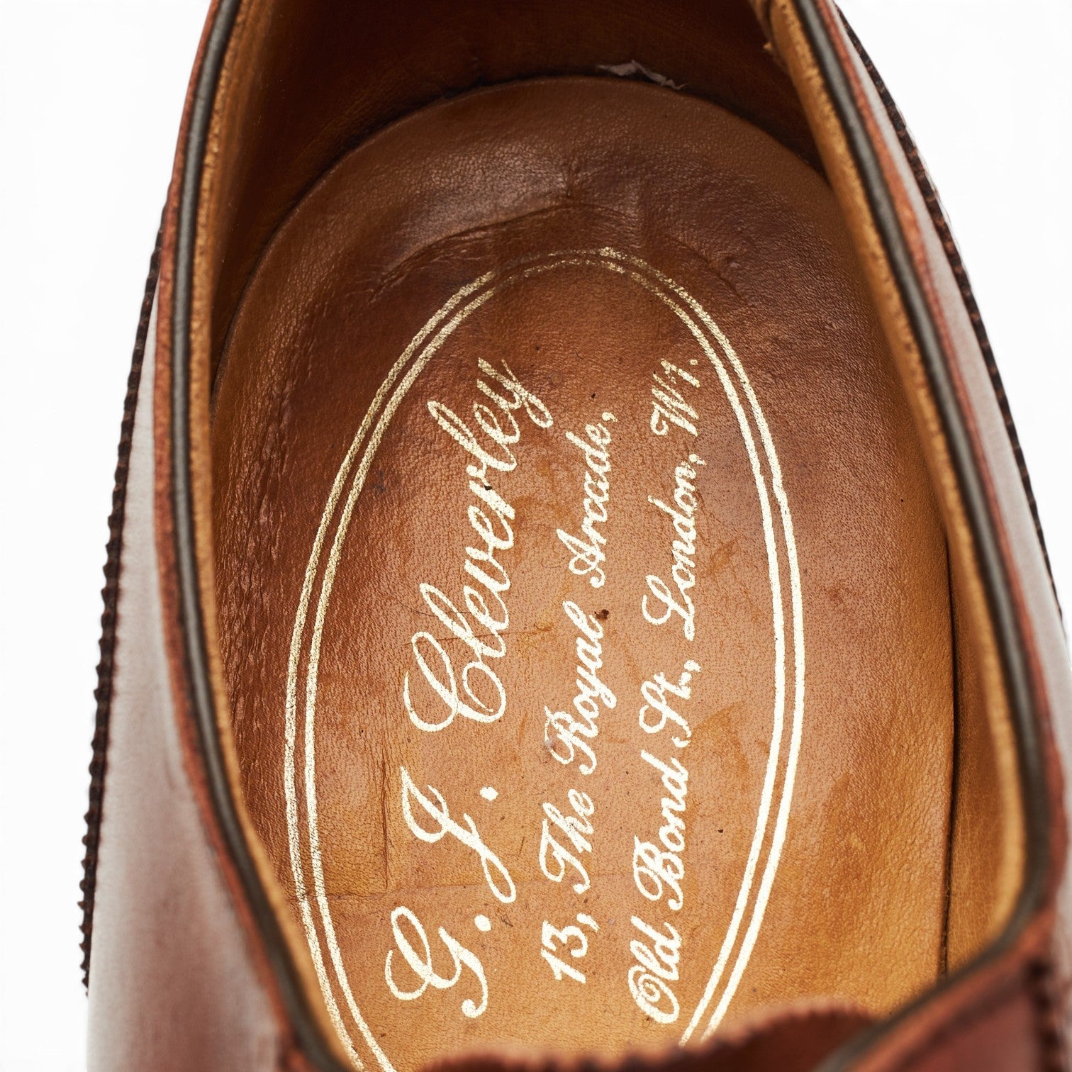 George Cleverley richelieu brogues marron UK 6.5