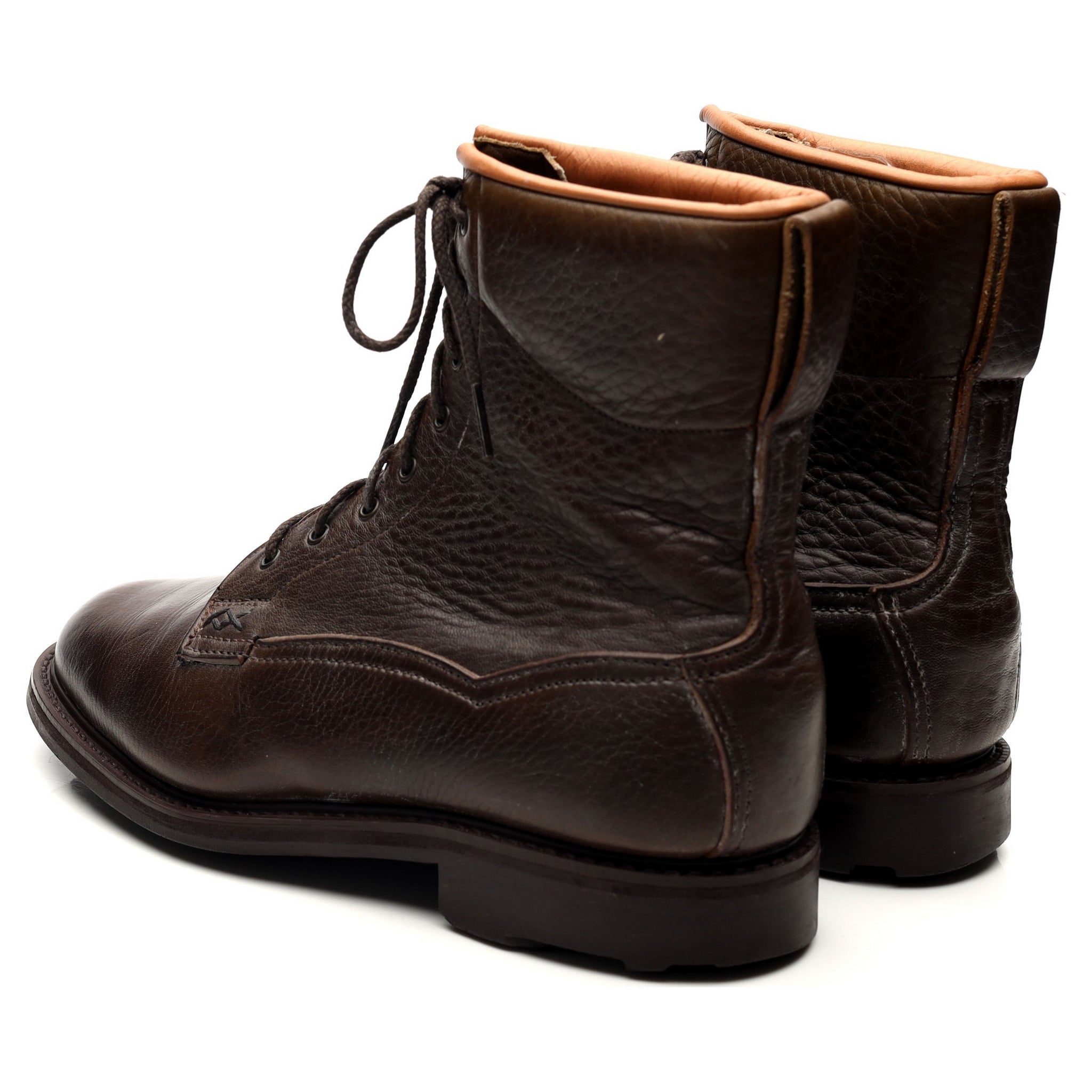 Alfred Sargent boots cuir grain marron UK 7