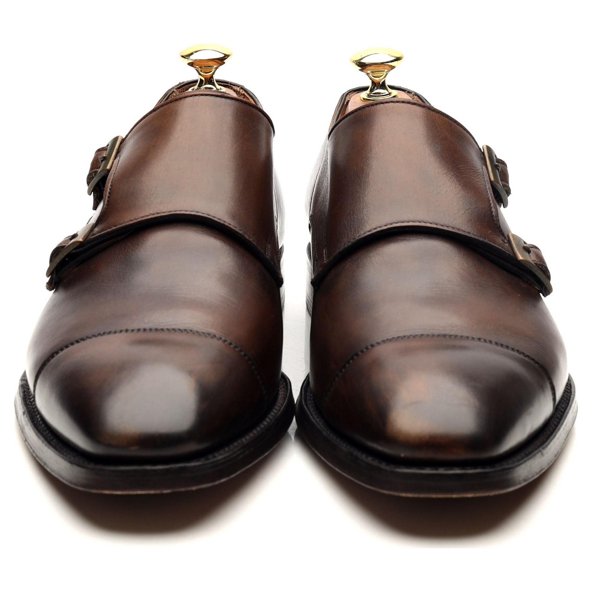 Cheaney Lyndon II bottines monks cuir marron UK 8